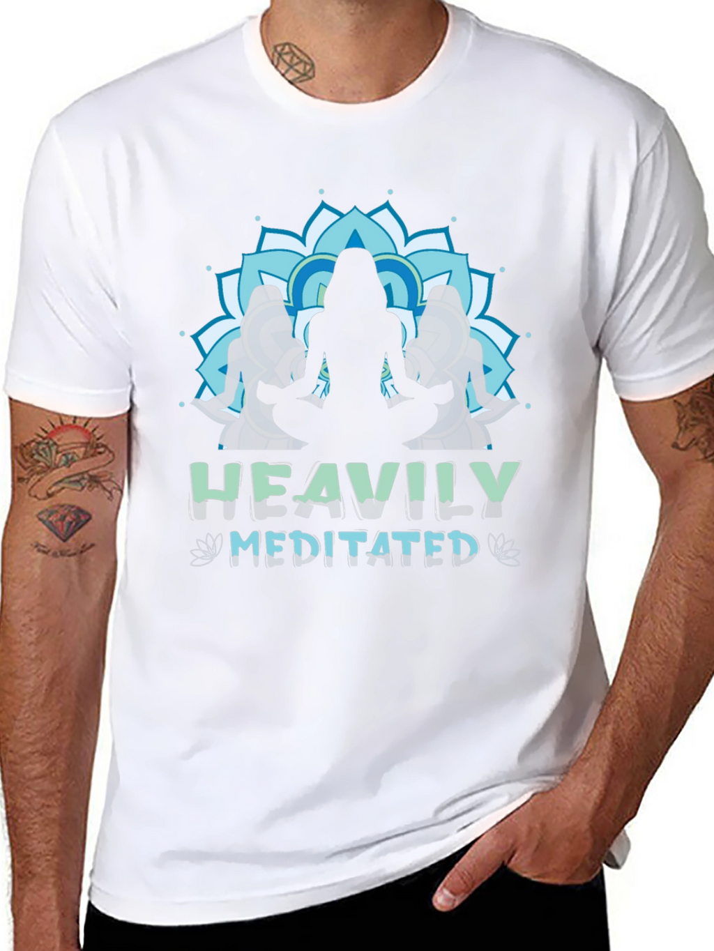 Heavily Meditated Yoga Graphic Tee