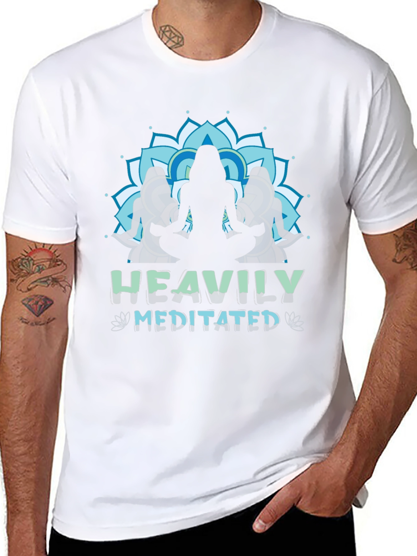 Heavily Meditated Yoga Graphic Tee