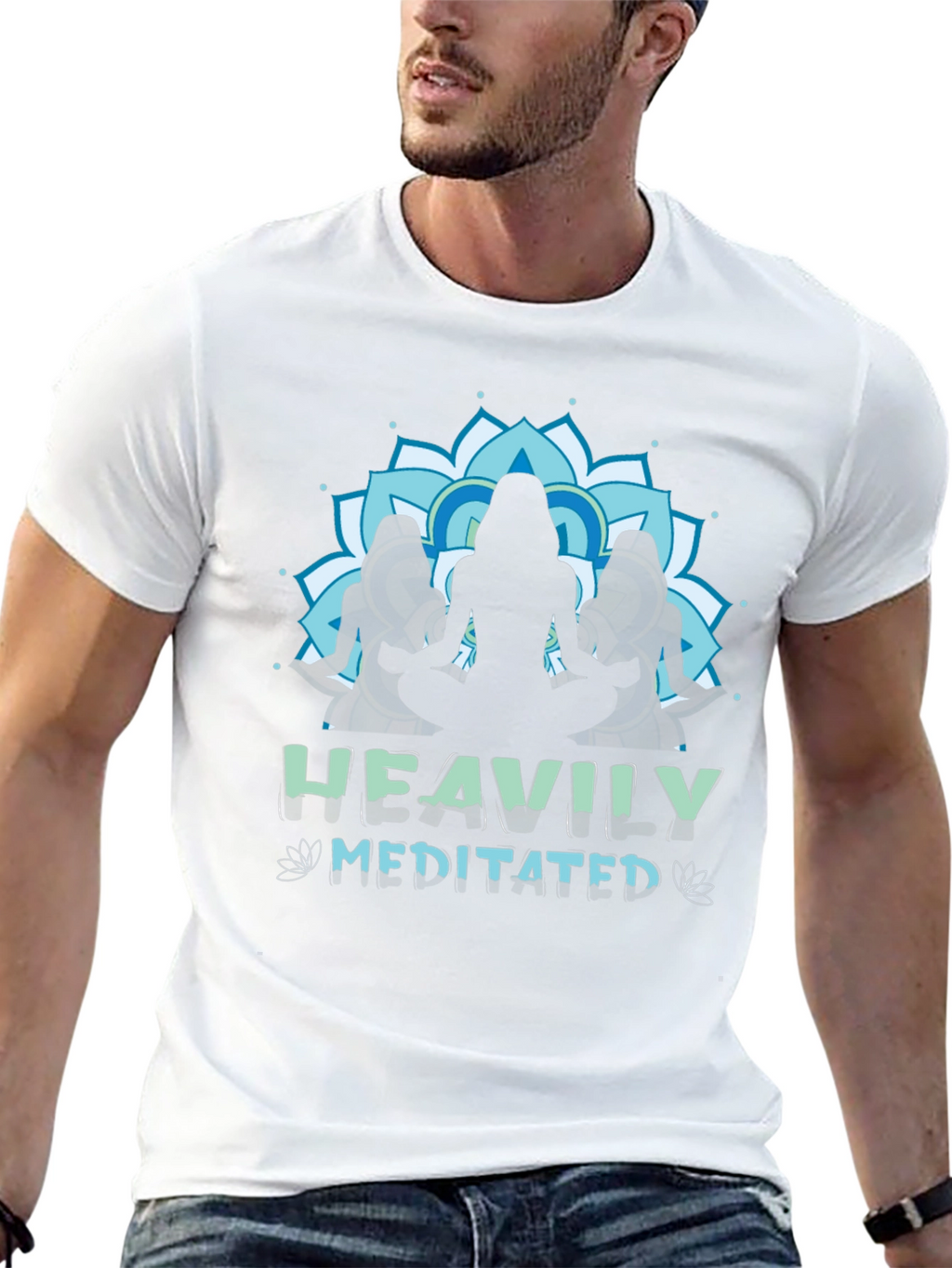 Heavily Meditated Yoga Graphic Tee