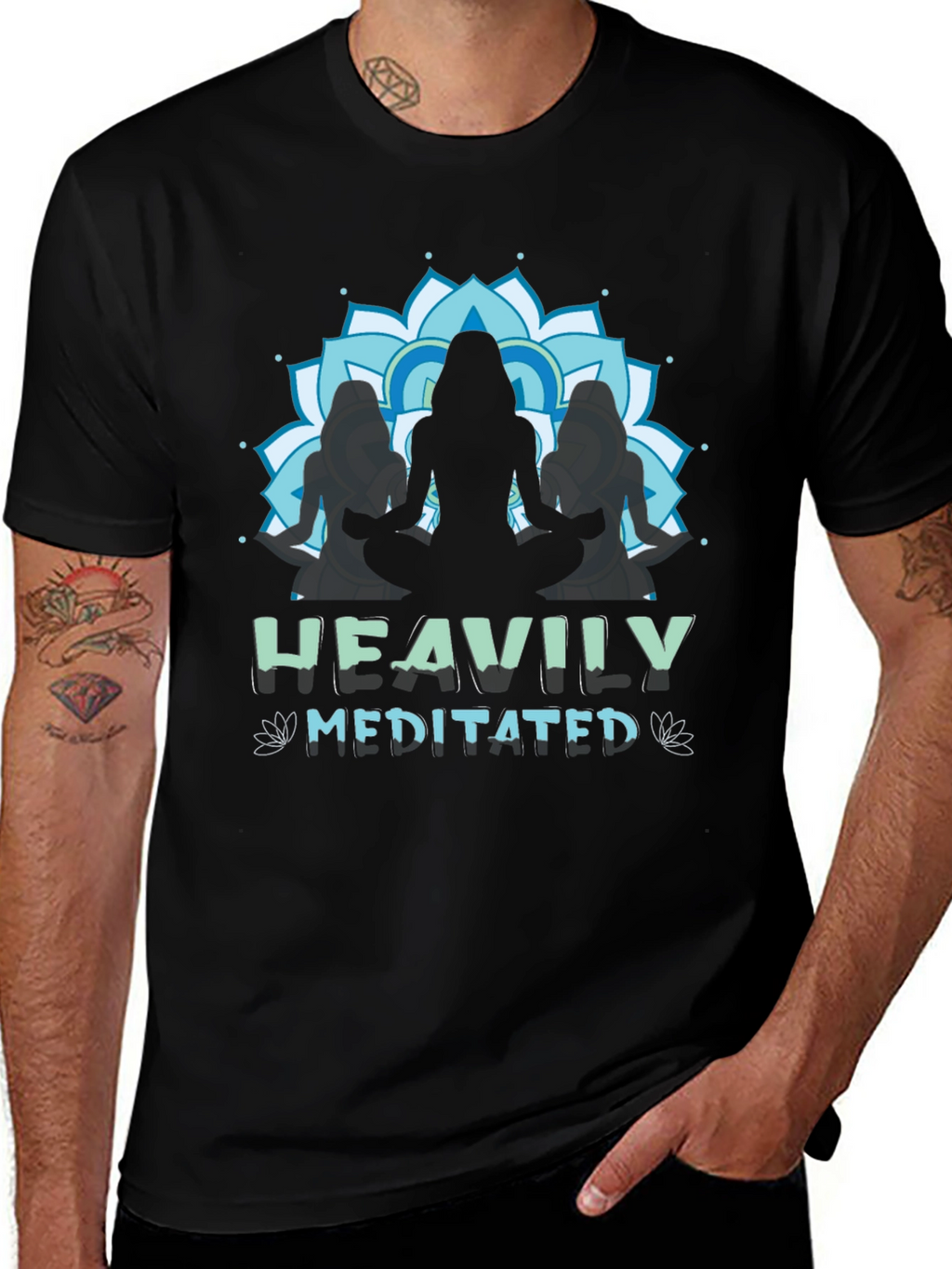 Heavily Meditated Yoga Graphic Tee