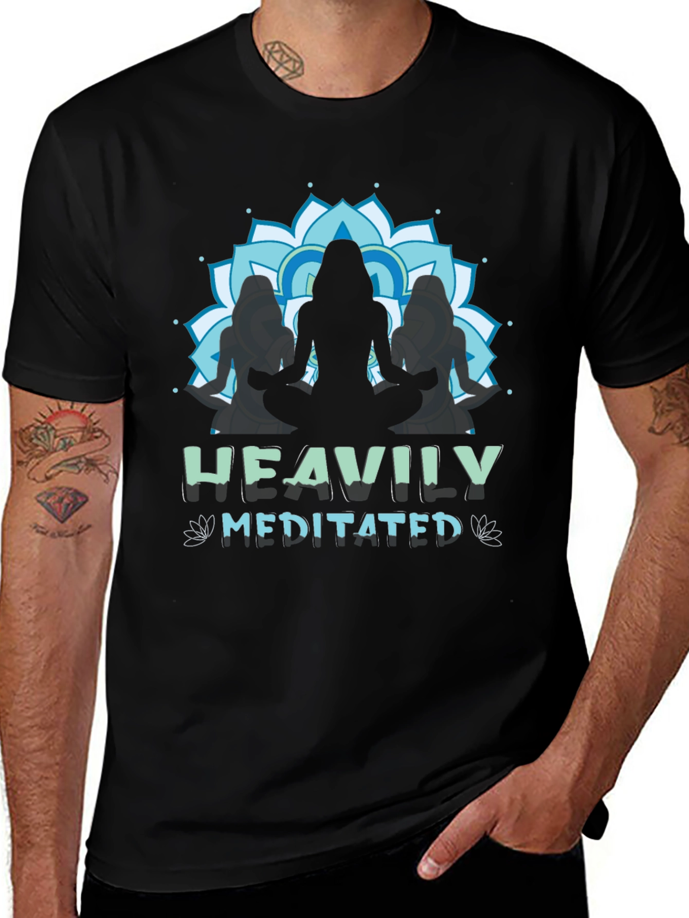 Heavily Meditated Yoga Graphic Tee