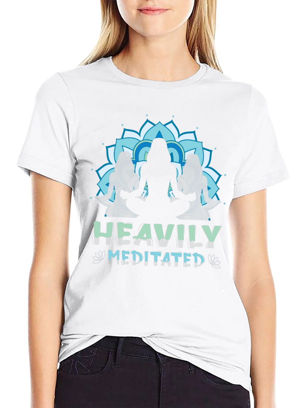 Heavily Meditated Yoga Graphic Tee