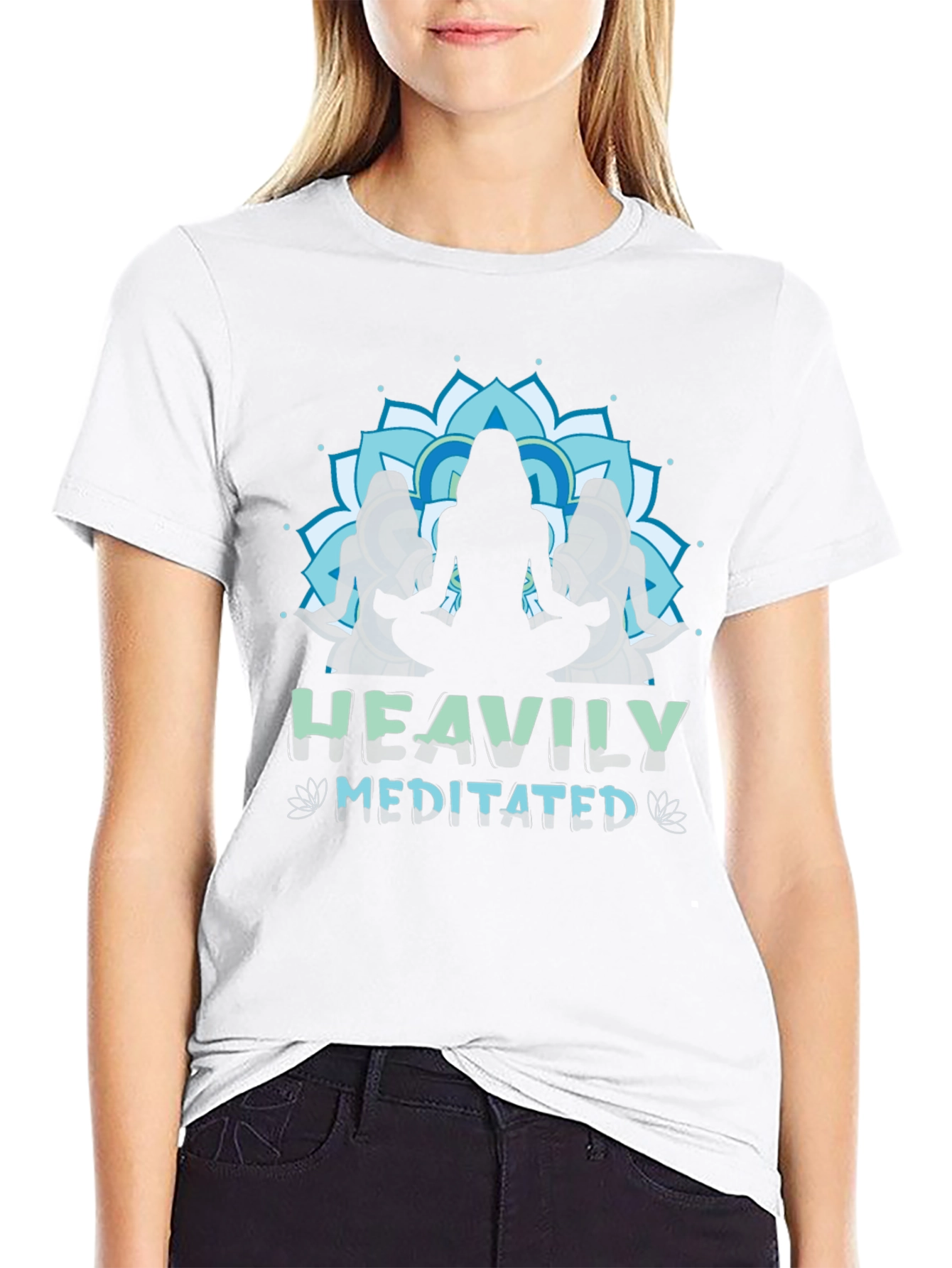 Heavily Meditated Yoga Graphic Tee