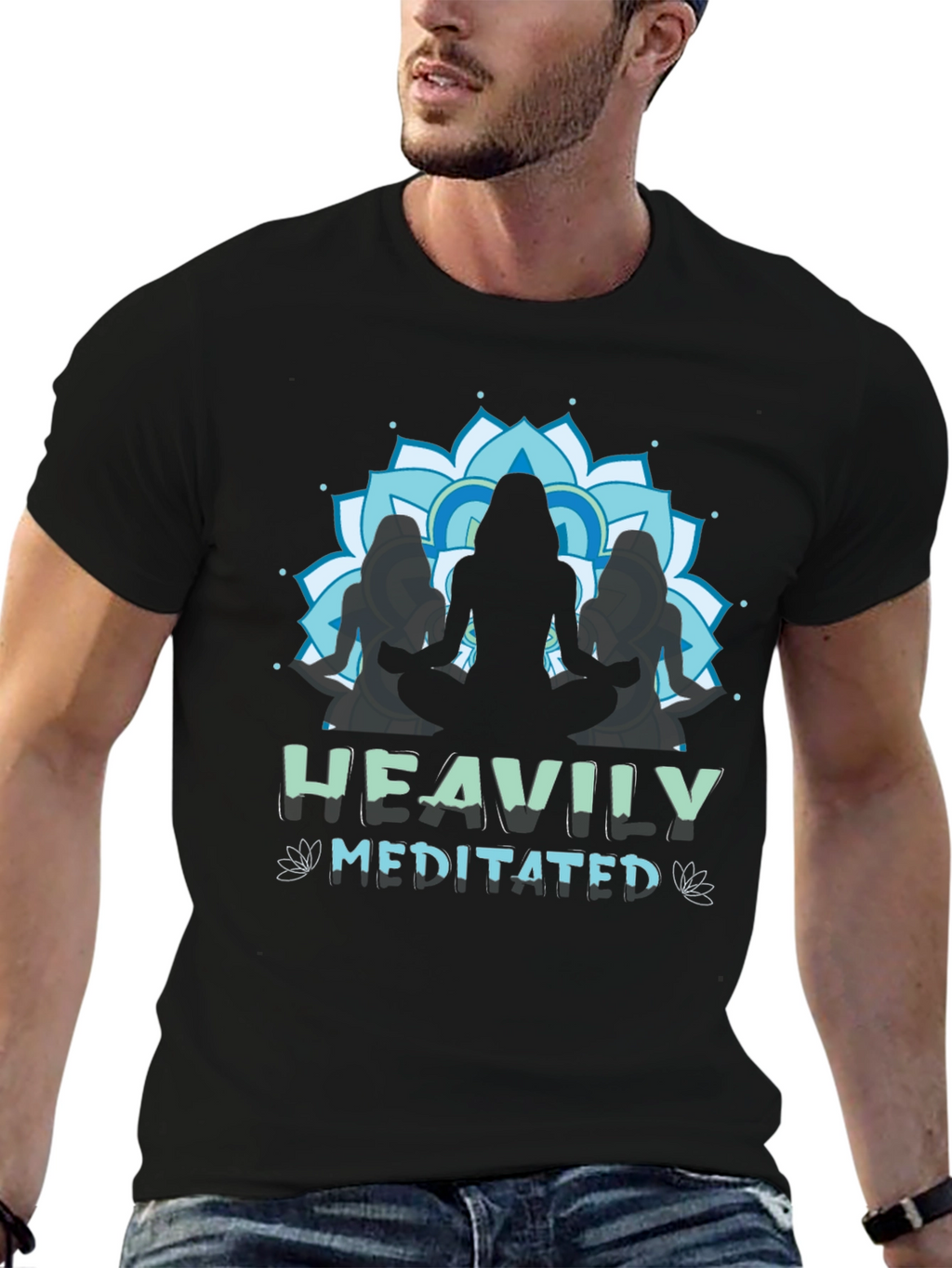 Heavily Meditated Yoga Graphic Tee
