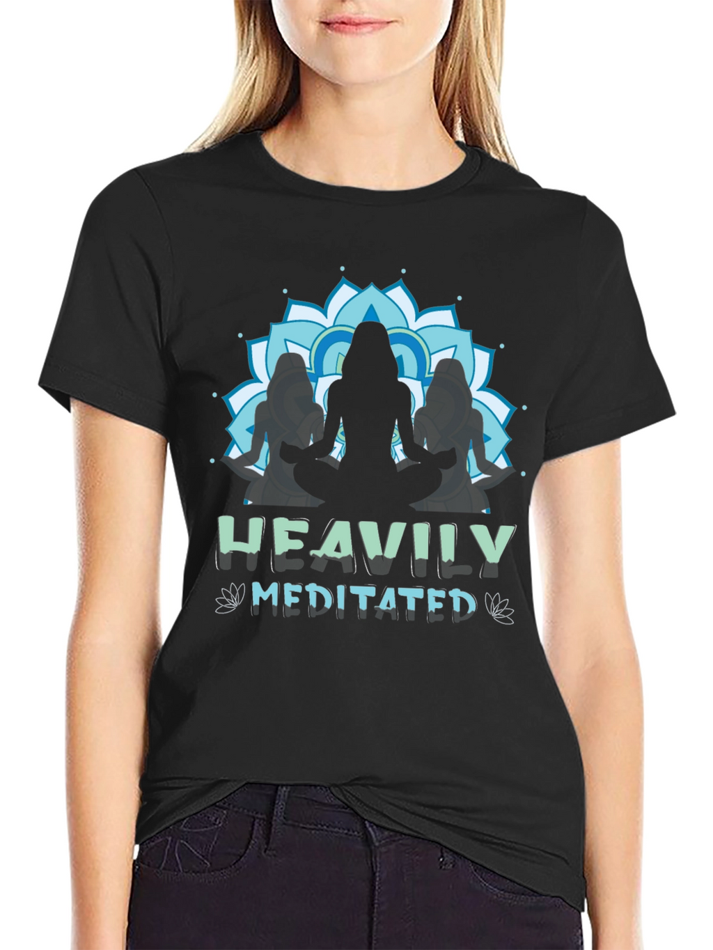 Heavily Meditated Yoga Graphic Tee