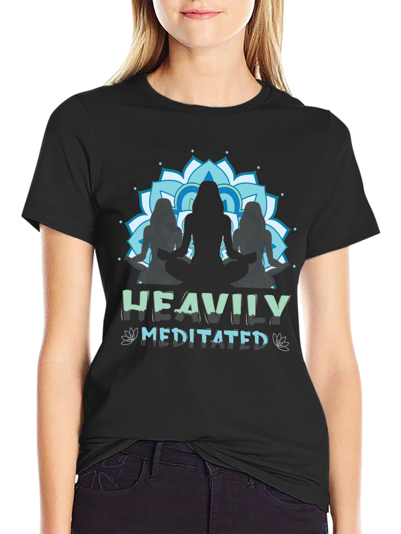 Heavily Meditated Yoga Graphic Tee