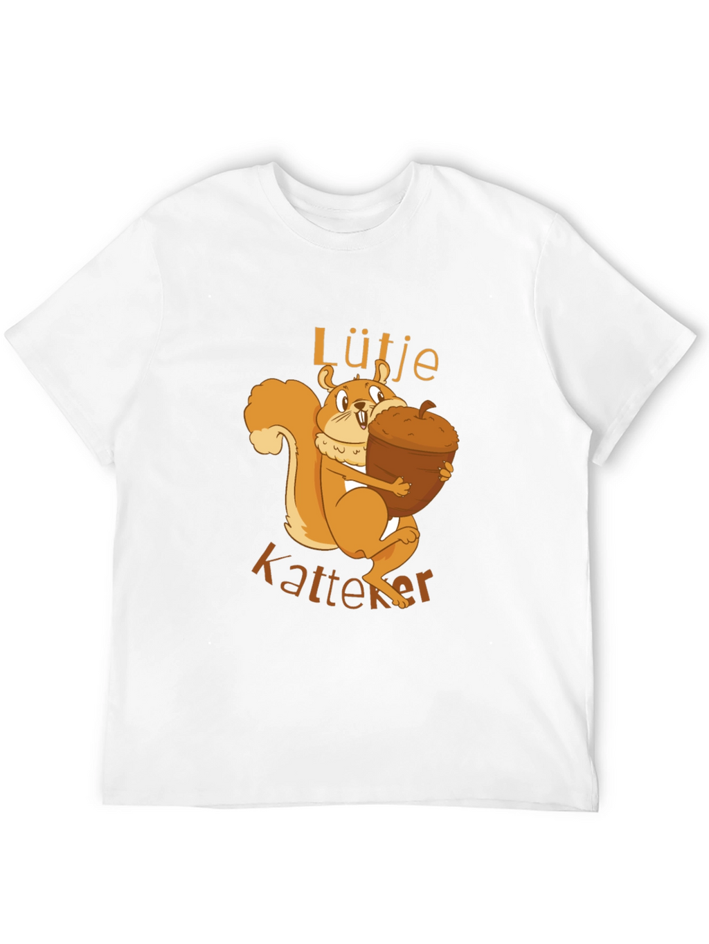 Cute Squirrel Acorn Graphic Tee