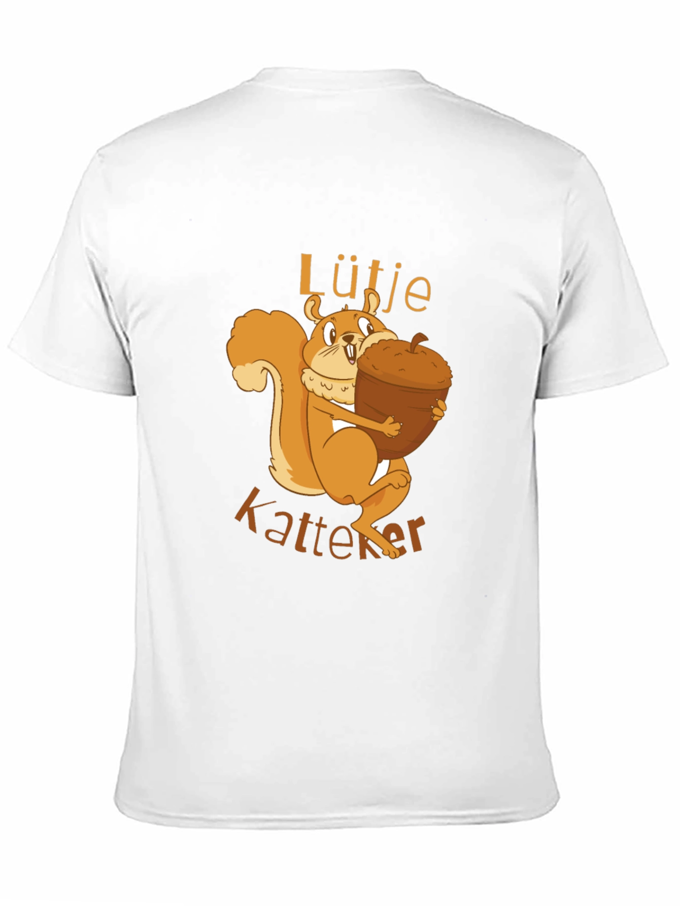 Cute Squirrel Acorn Graphic Tee