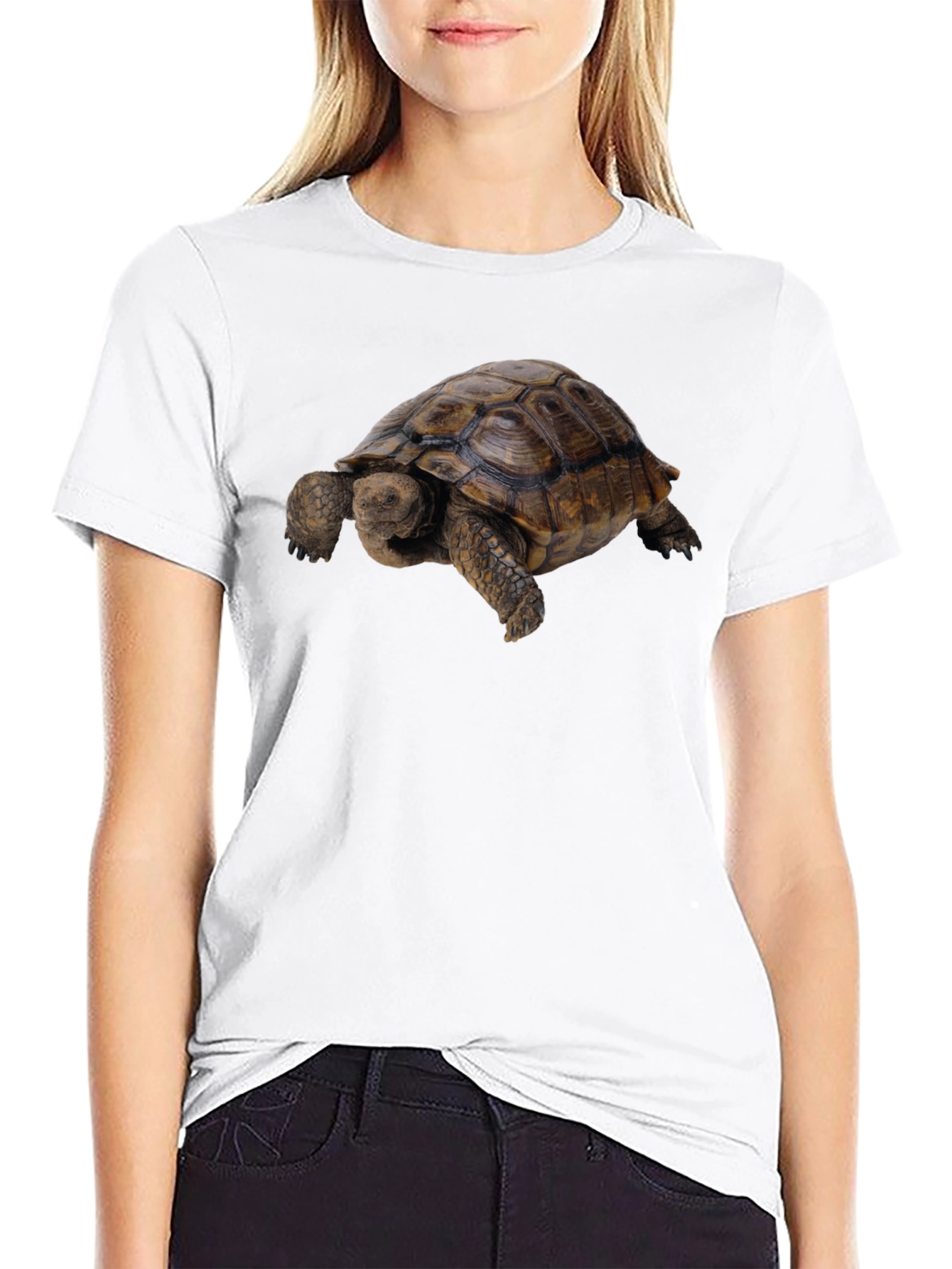 Tortoise Graphic Tee - Classic Crew Neck
