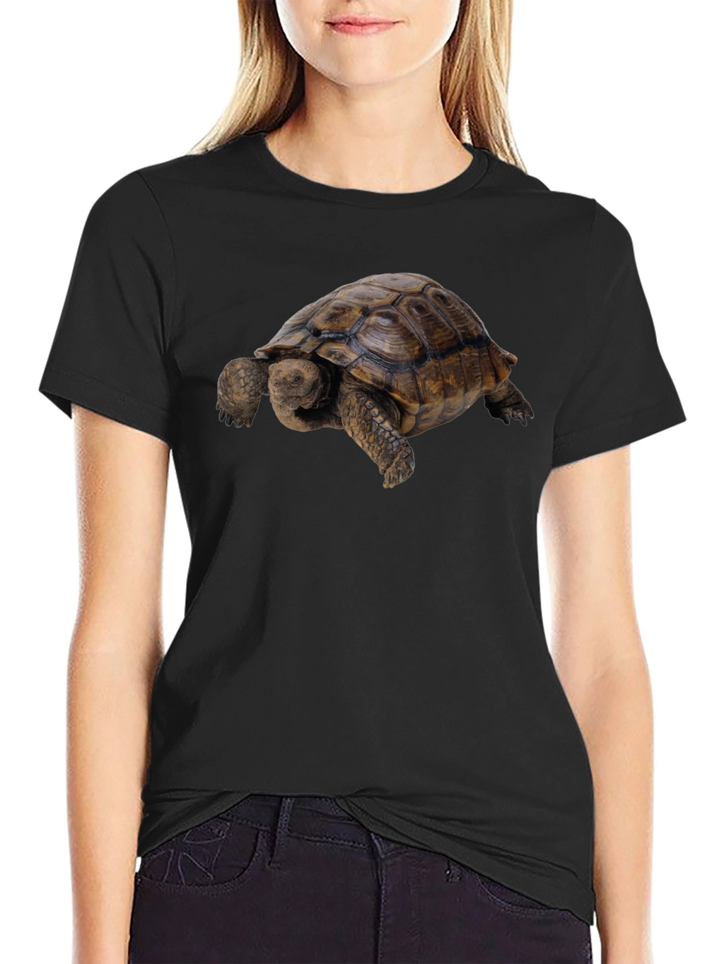 Tortoise Graphic Tee - Classic Crew Neck