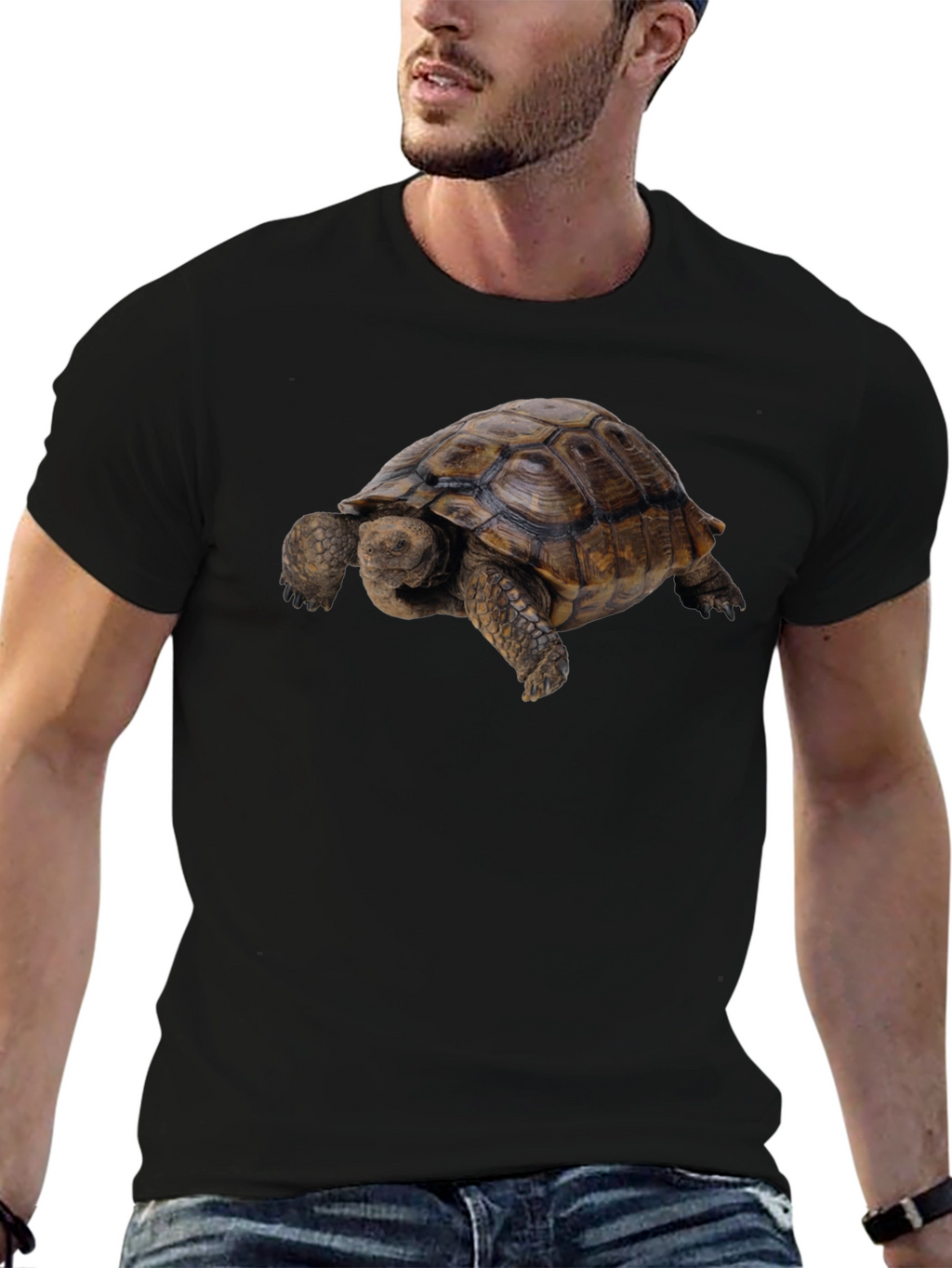 Tortoise Graphic Tee - Classic Crew Neck