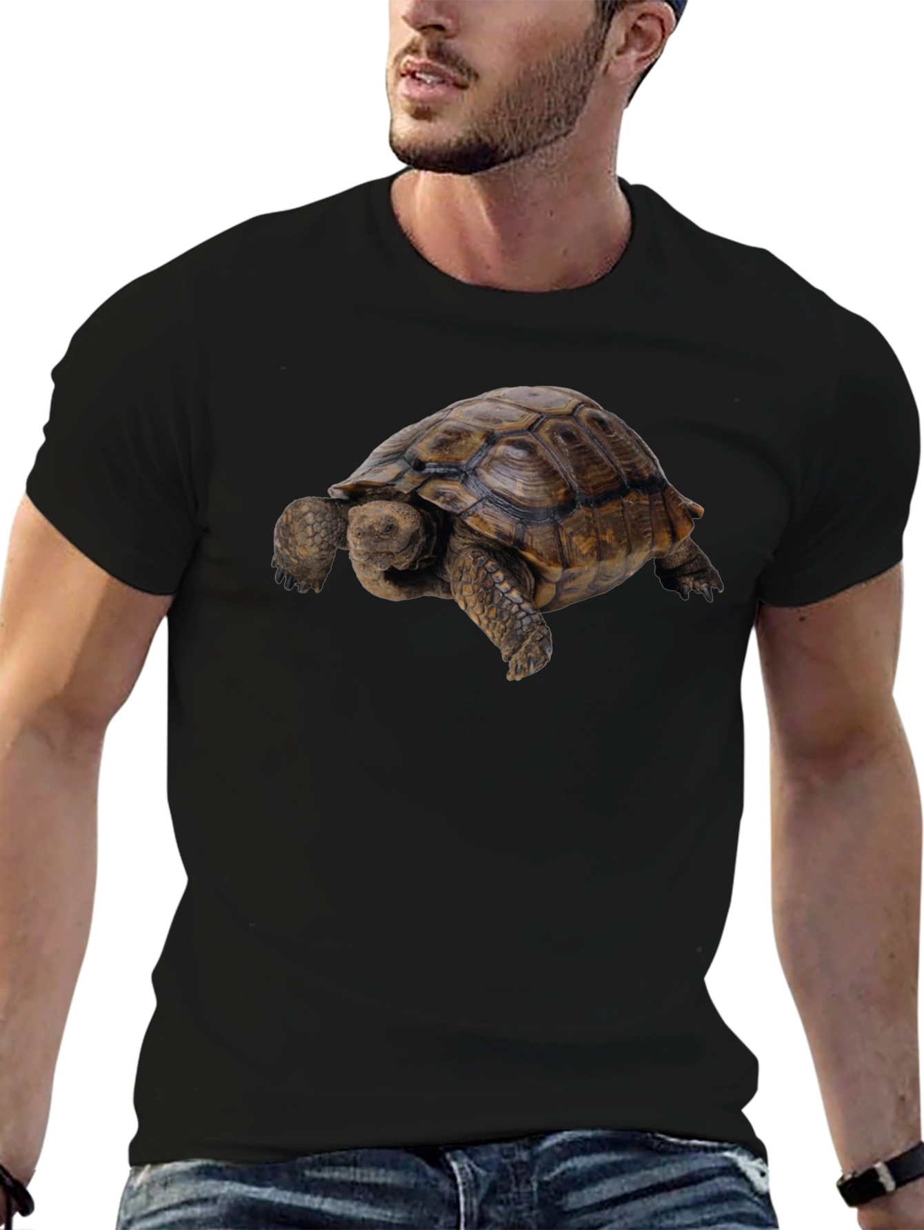 Tortoise Graphic Tee - Classic Crew Neck