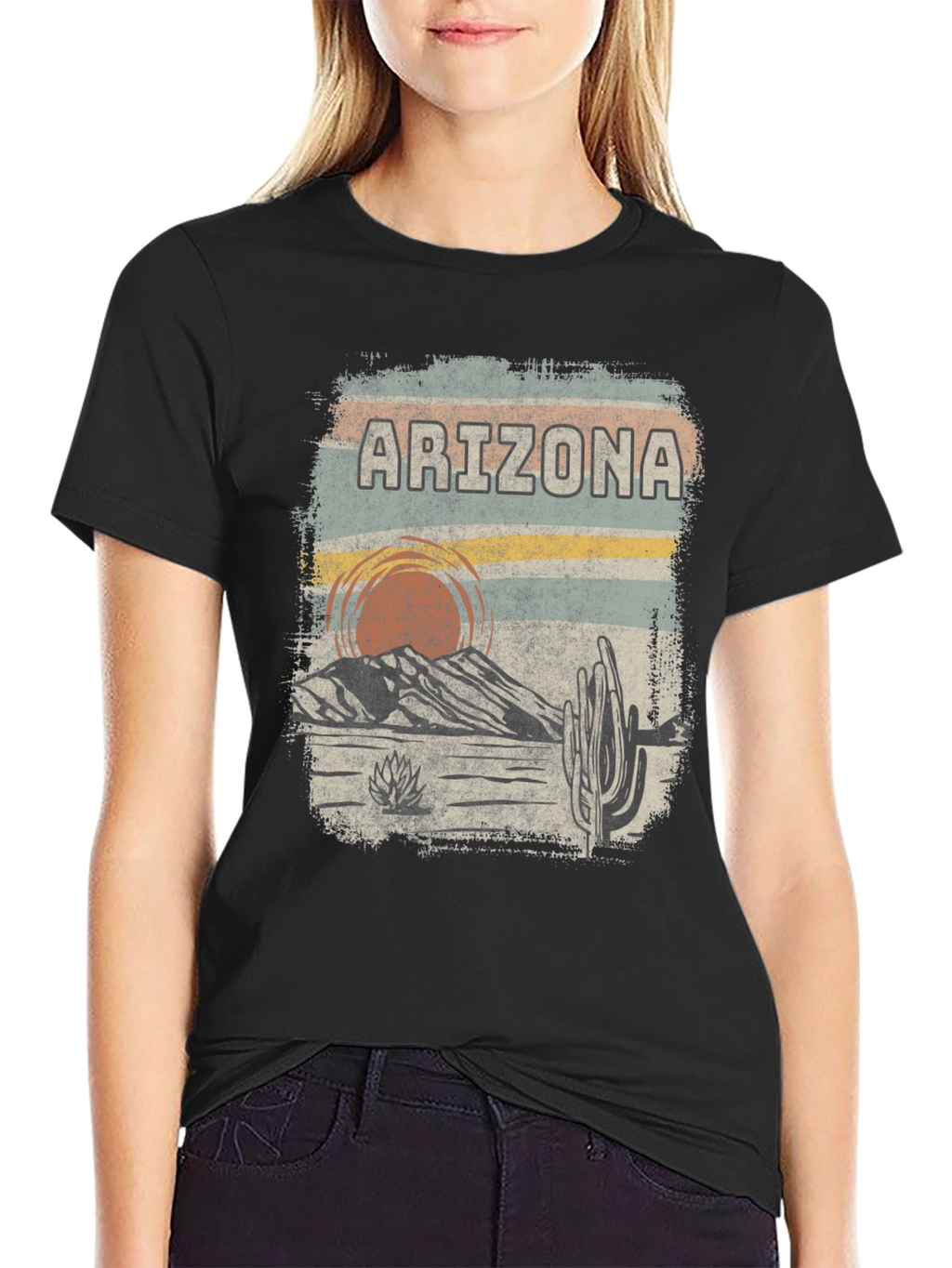 Arizona Desert Graphic Tee - Retro Style