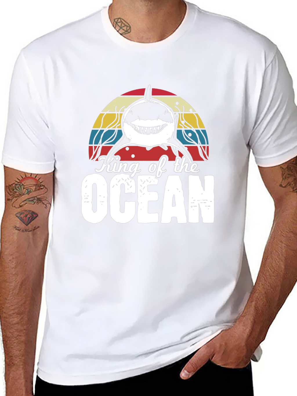 King of the Ocean Shark Graphic Tee