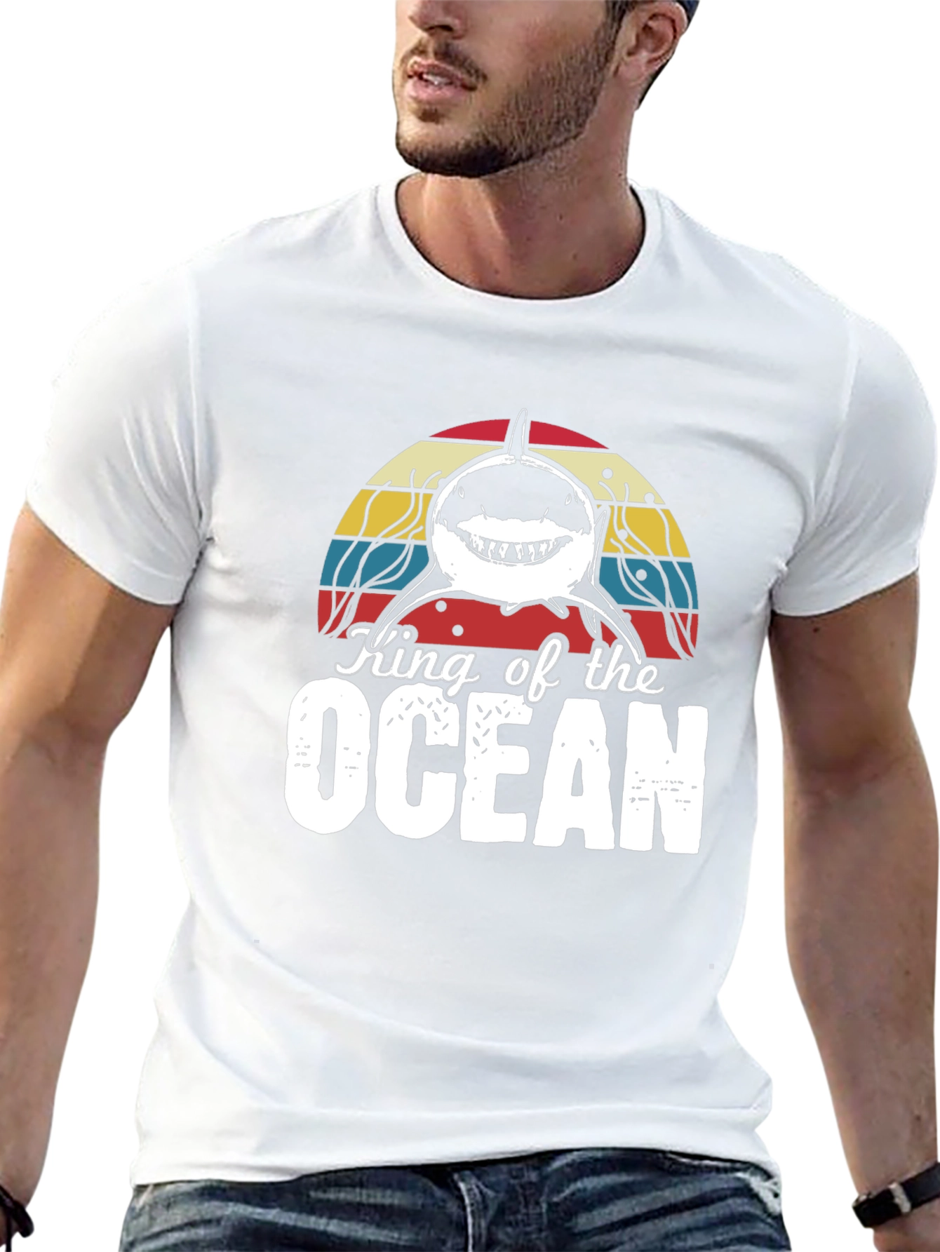 King of the Ocean Shark Graphic Tee