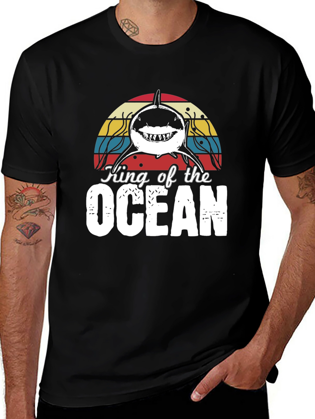 King of the Ocean Shark Graphic Tee