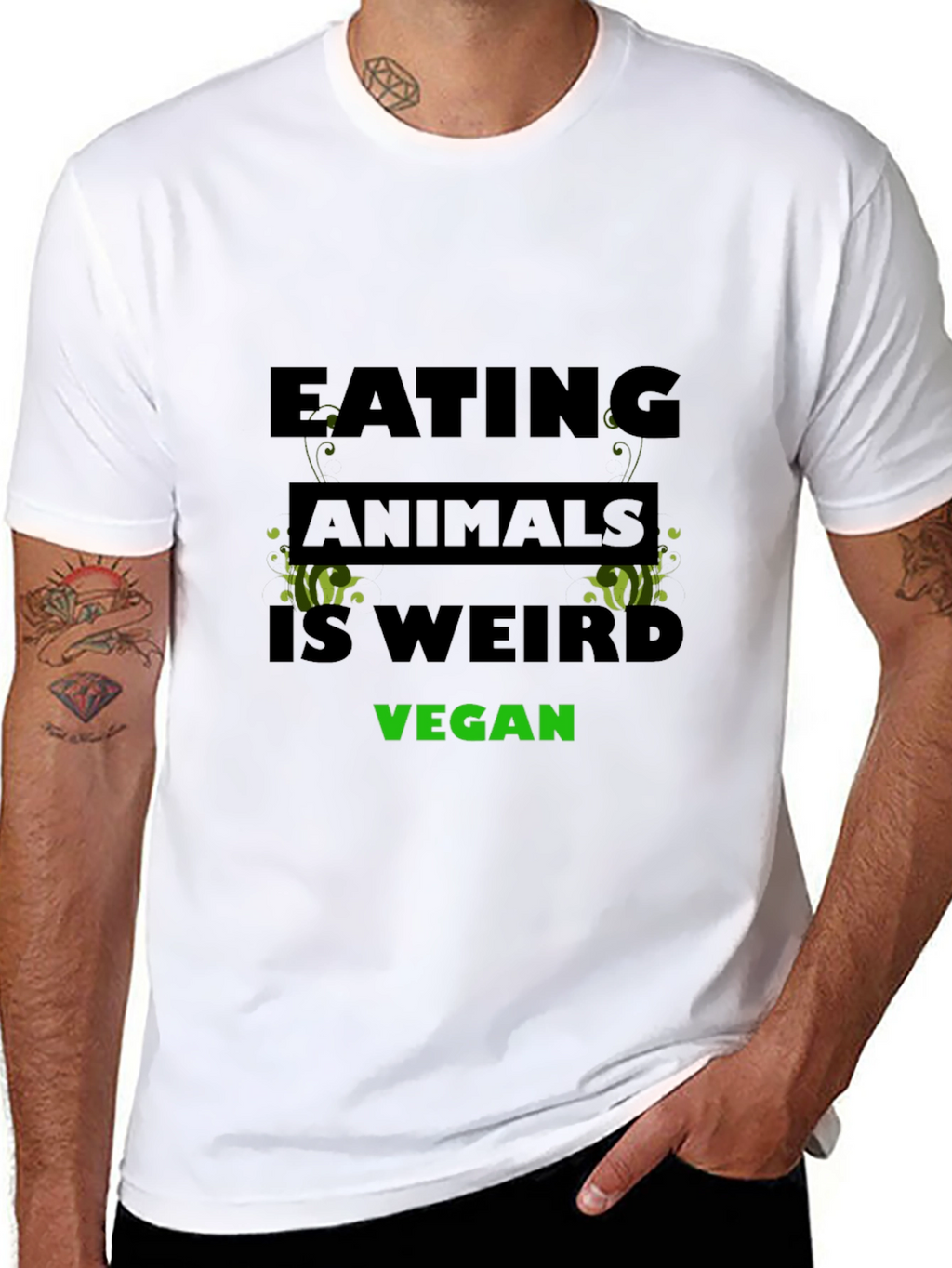 Vegan T-Shirt - Eating Animals is Weird