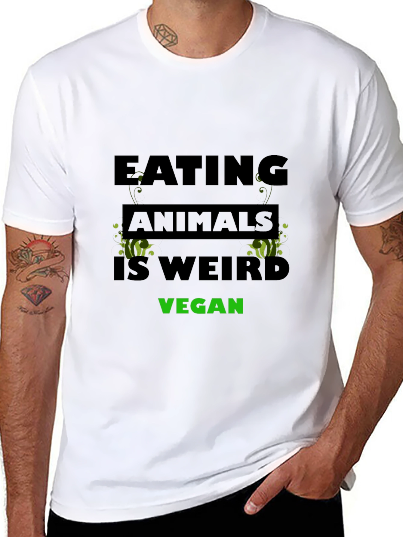 Vegan T-Shirt - Eating Animals is Weird