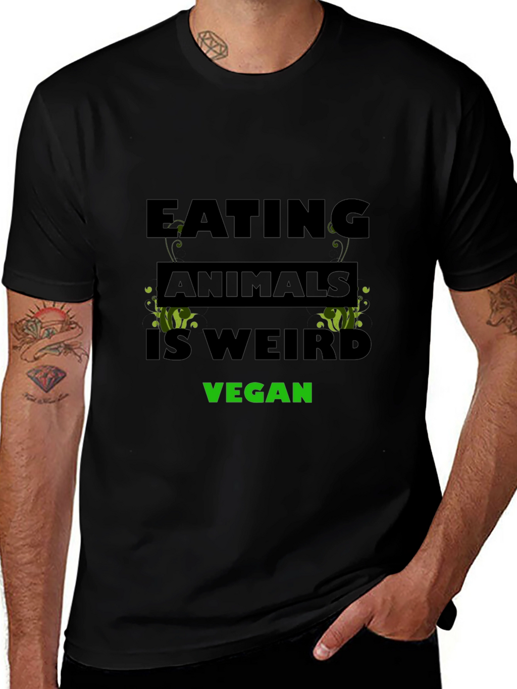 Vegan T-Shirt - Eating Animals is Weird