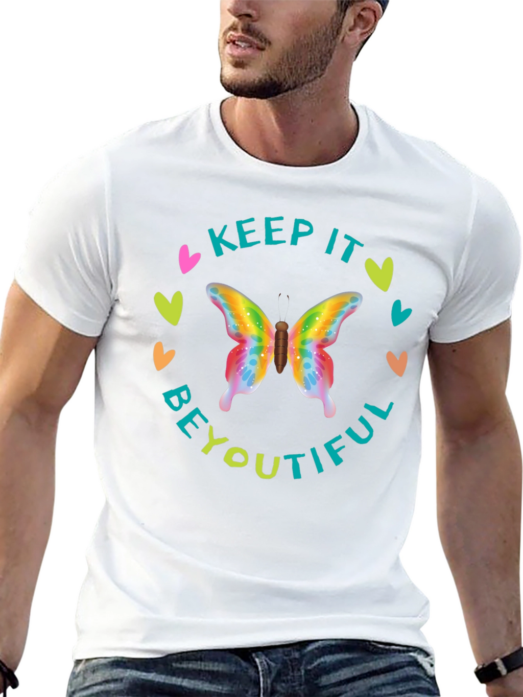 Keep It Beyoutiful Butterfly Graphic Tee