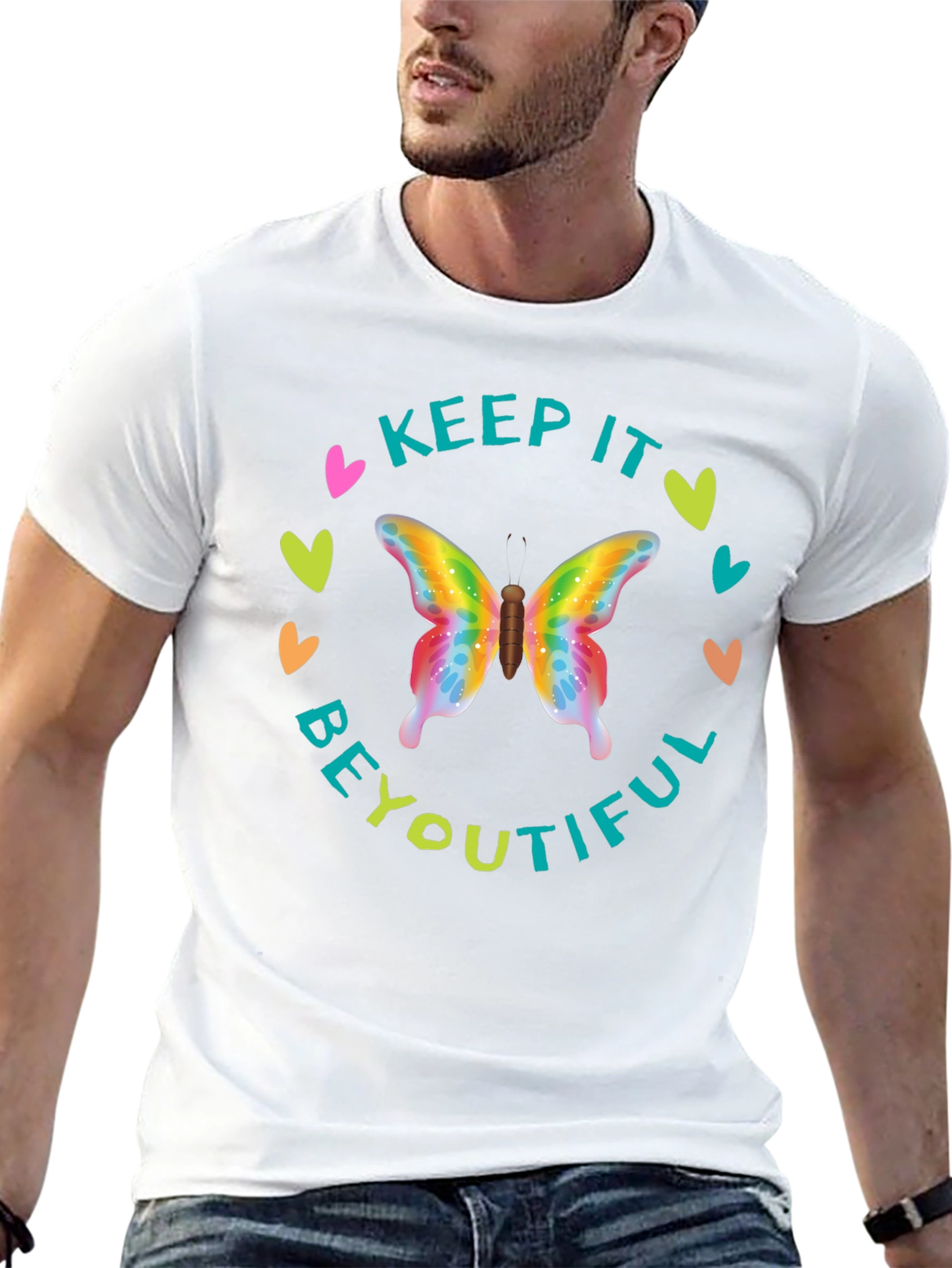 Keep It Beyoutiful Butterfly Graphic Tee