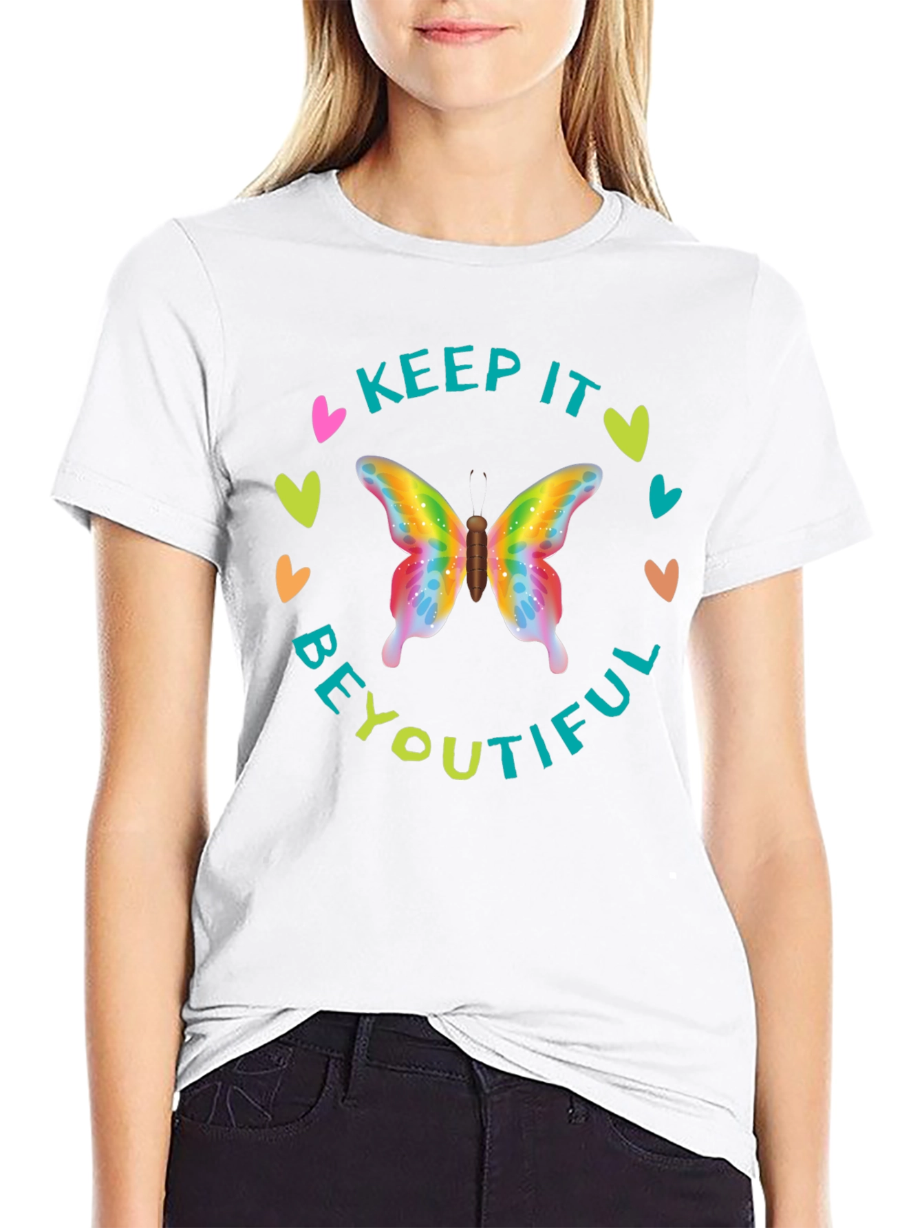 Keep It Beyoutiful Butterfly Graphic Tee