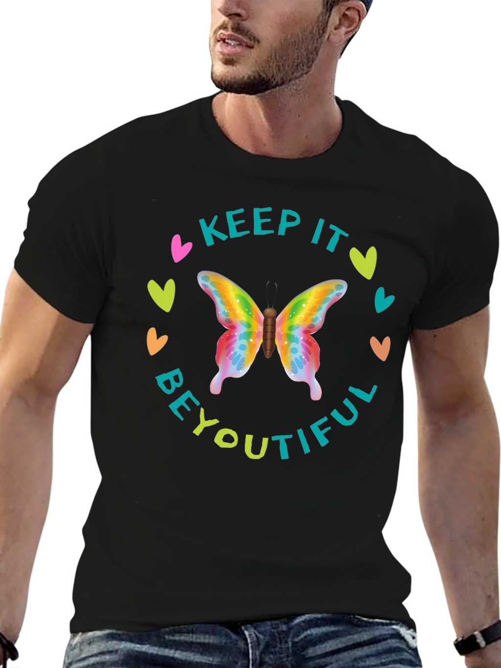 Keep It Beyoutiful Butterfly Graphic Tee