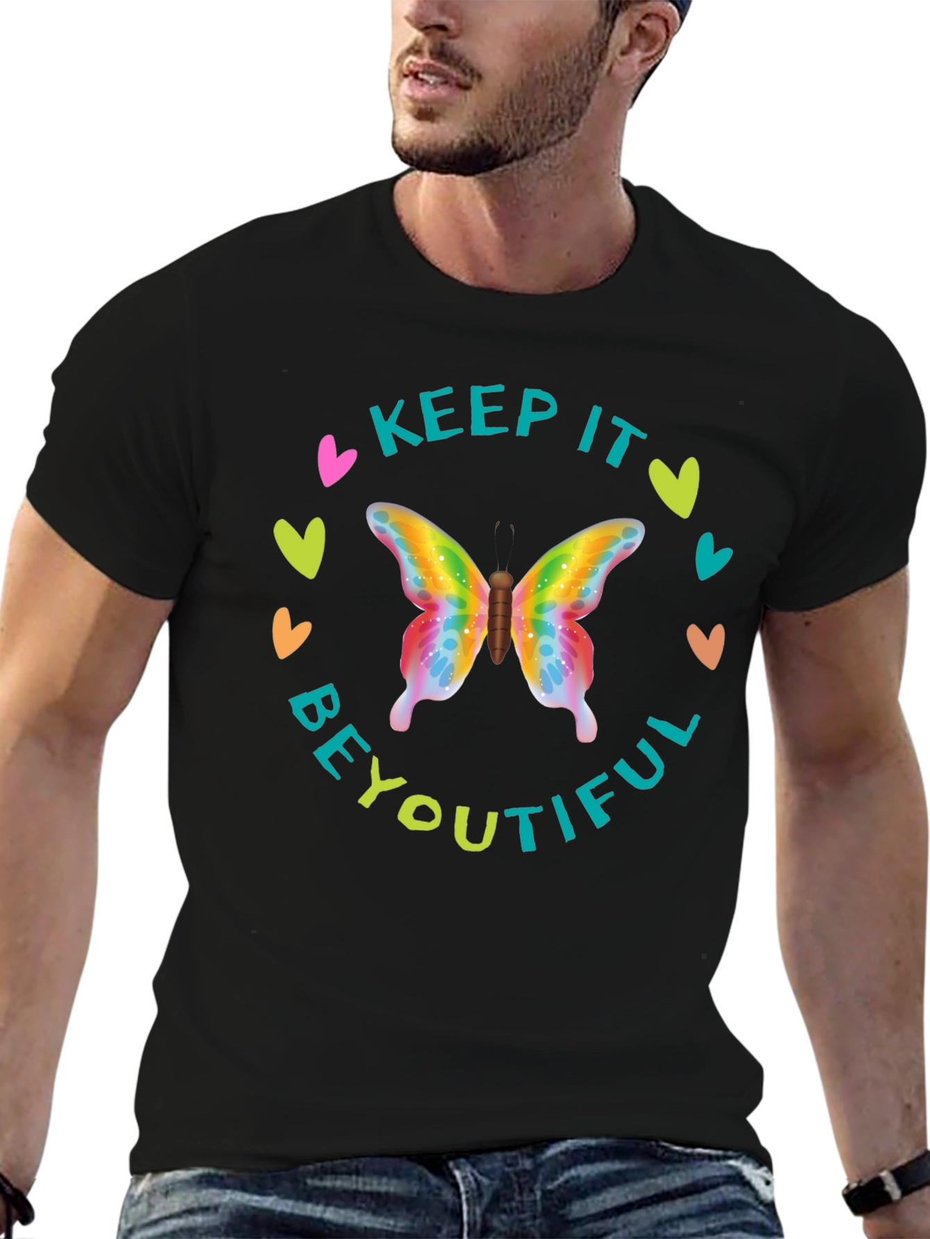 Keep It Beyoutiful Butterfly Graphic Tee