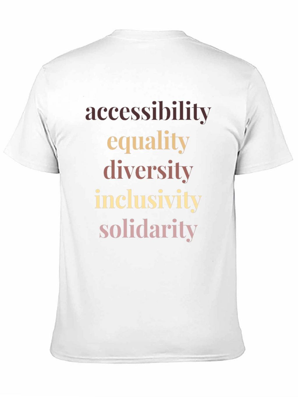 Equality Diversity Inclusivity Graphic T-Shirt