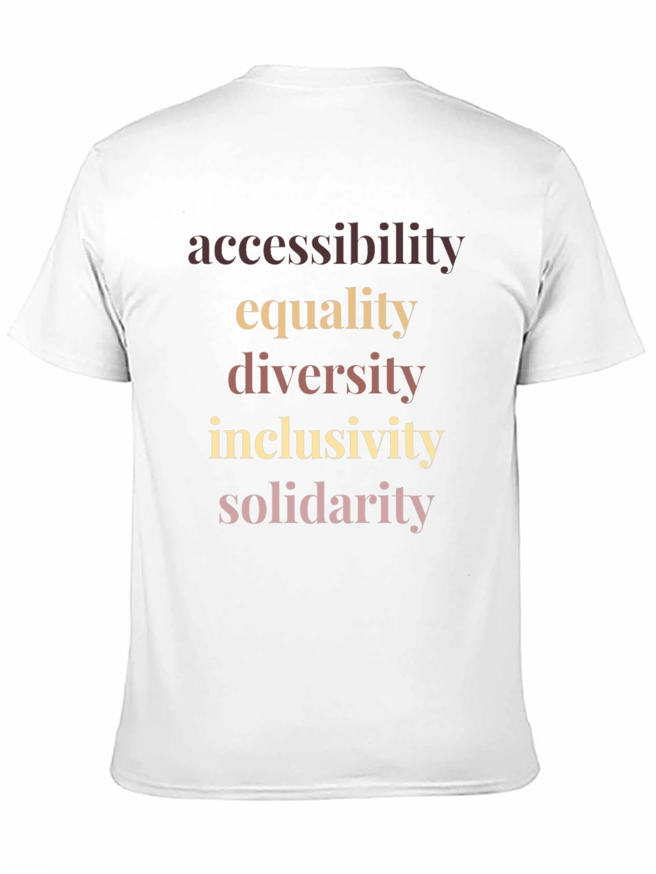 Equality Diversity Inclusivity Graphic T-Shirt