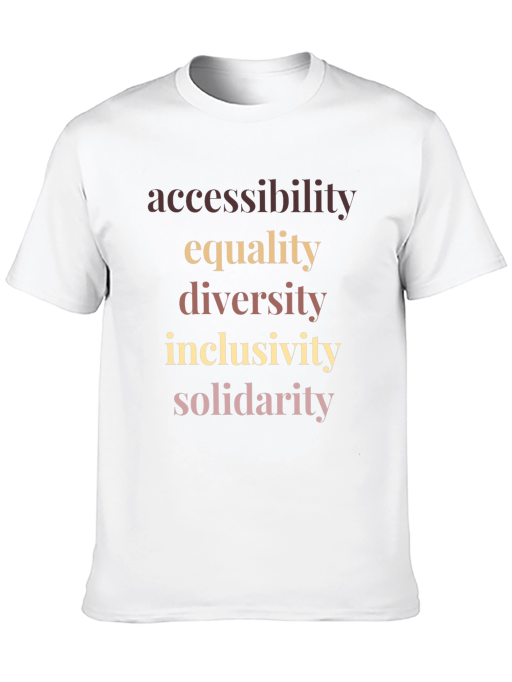Equality Diversity Inclusivity Graphic T-Shirt