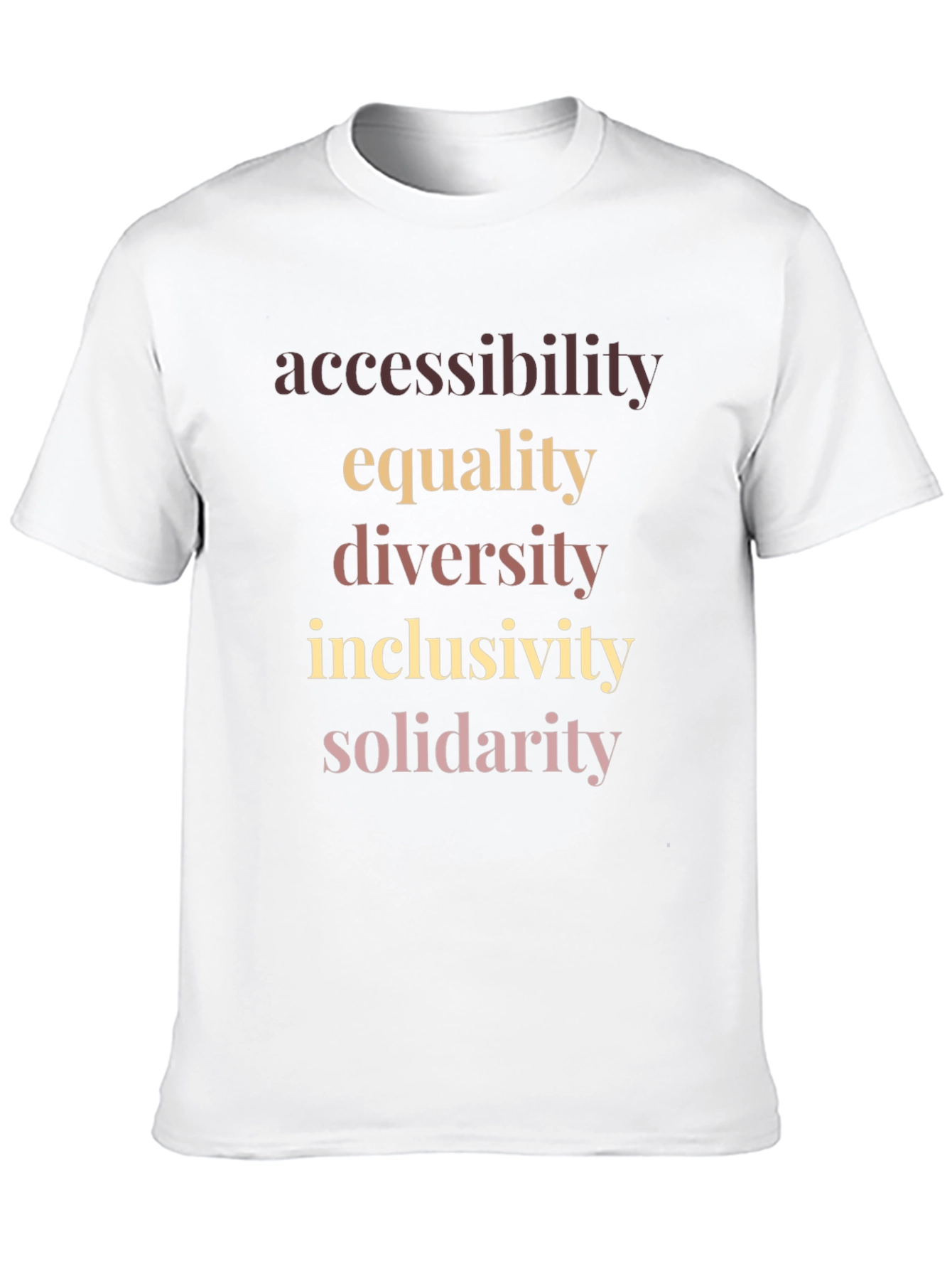 Equality Diversity Inclusivity Graphic T-Shirt