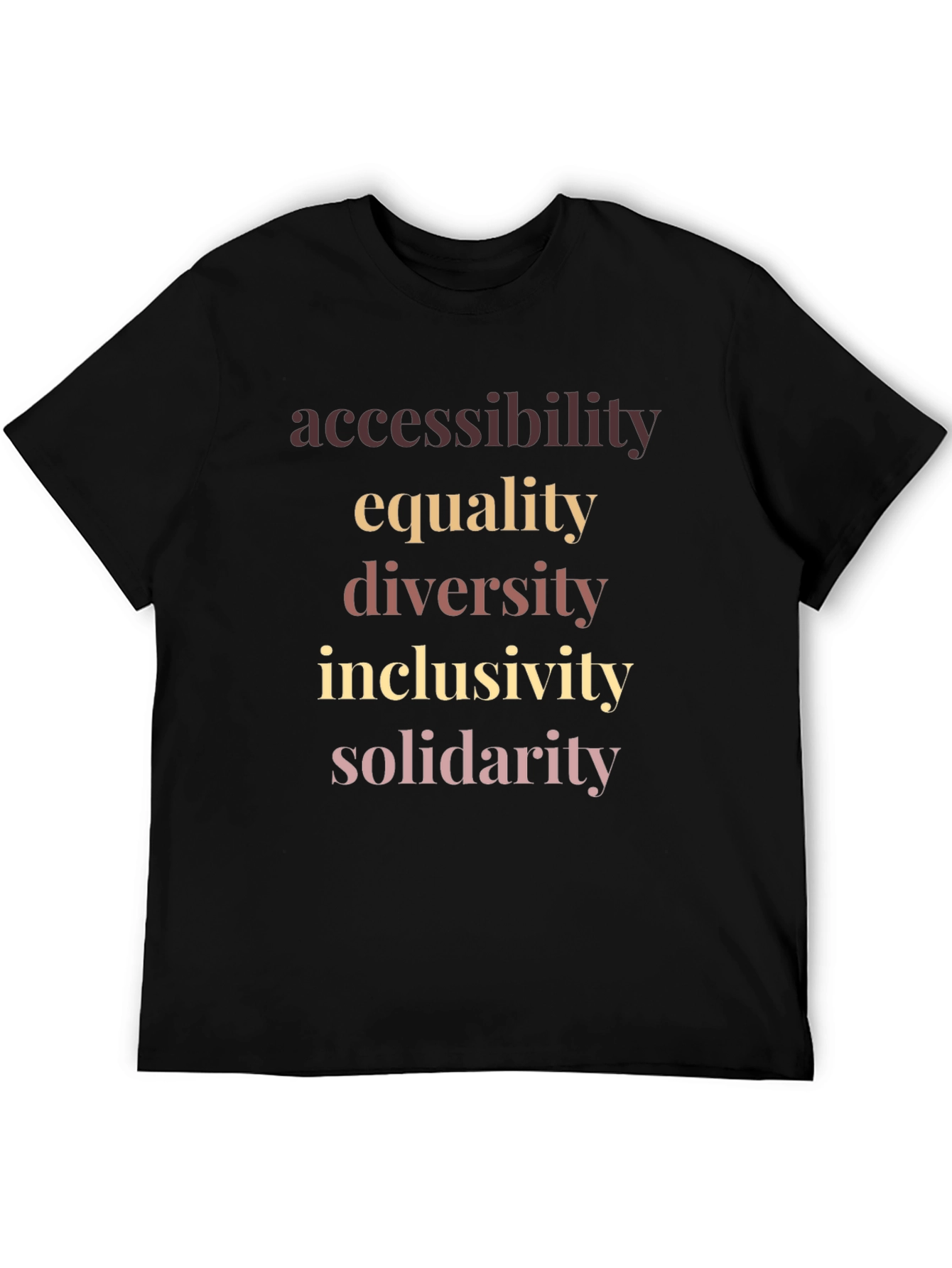 Equality Diversity Inclusivity Graphic T-Shirt