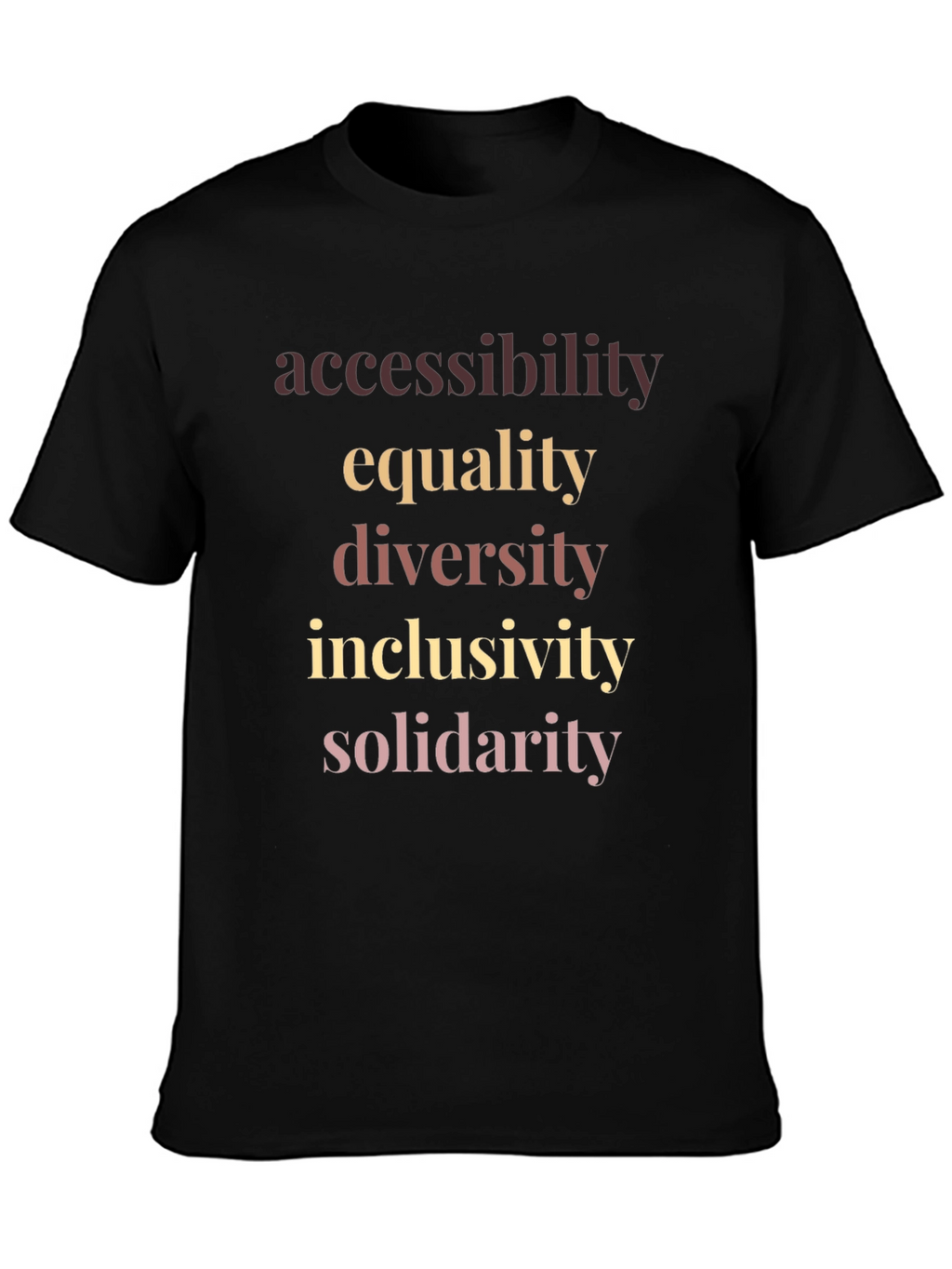 Equality Diversity Inclusivity Graphic T-Shirt