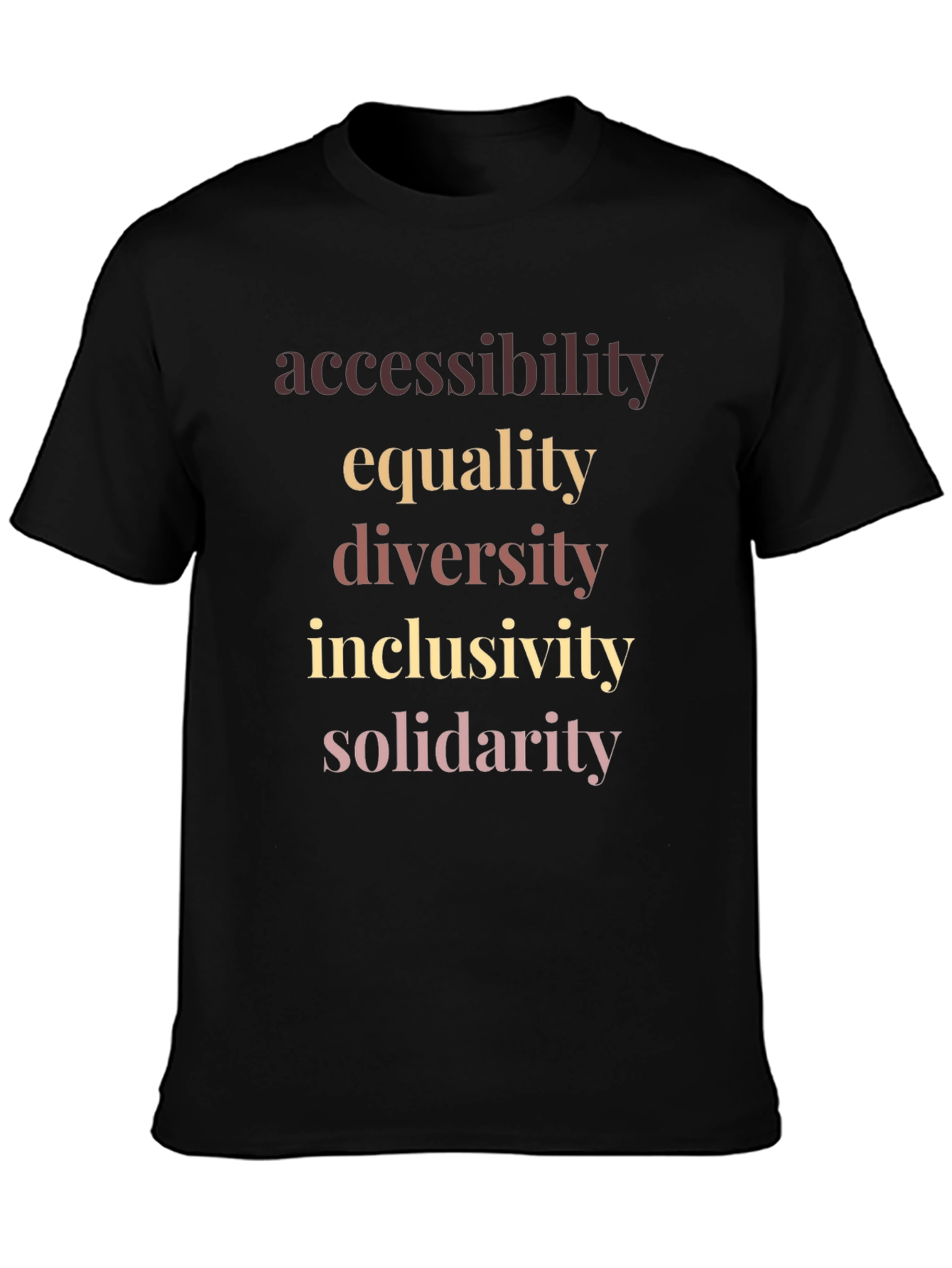 Equality Diversity Inclusivity Graphic T-Shirt