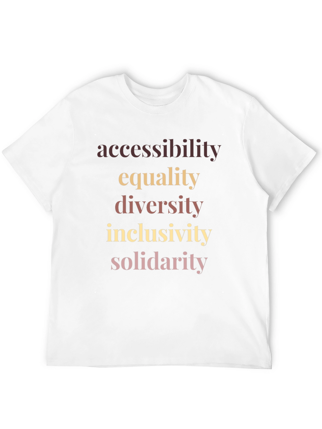 Equality Diversity Inclusivity Graphic T-Shirt