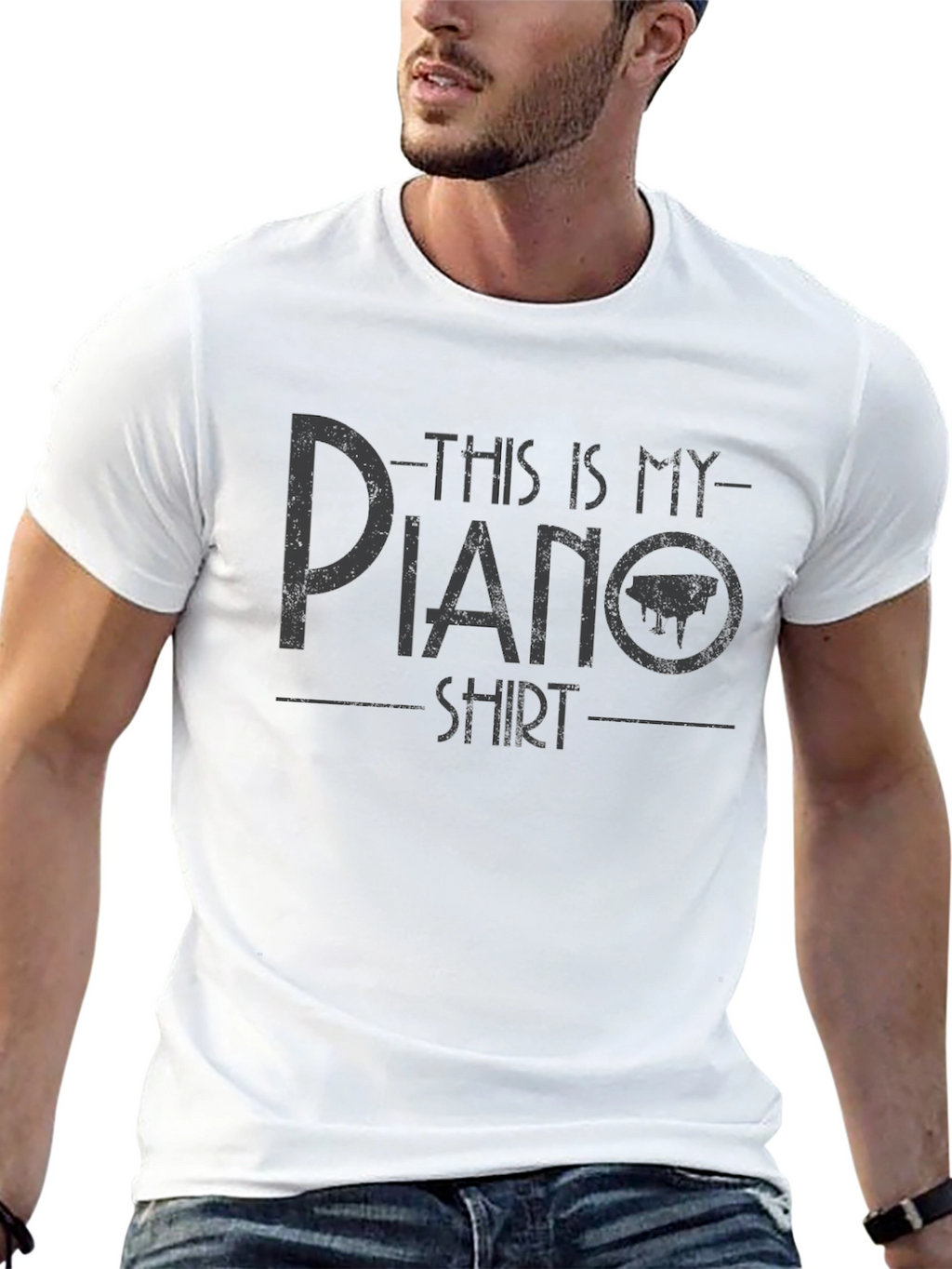 This is My Piano Shirt - Funny Musician Tee