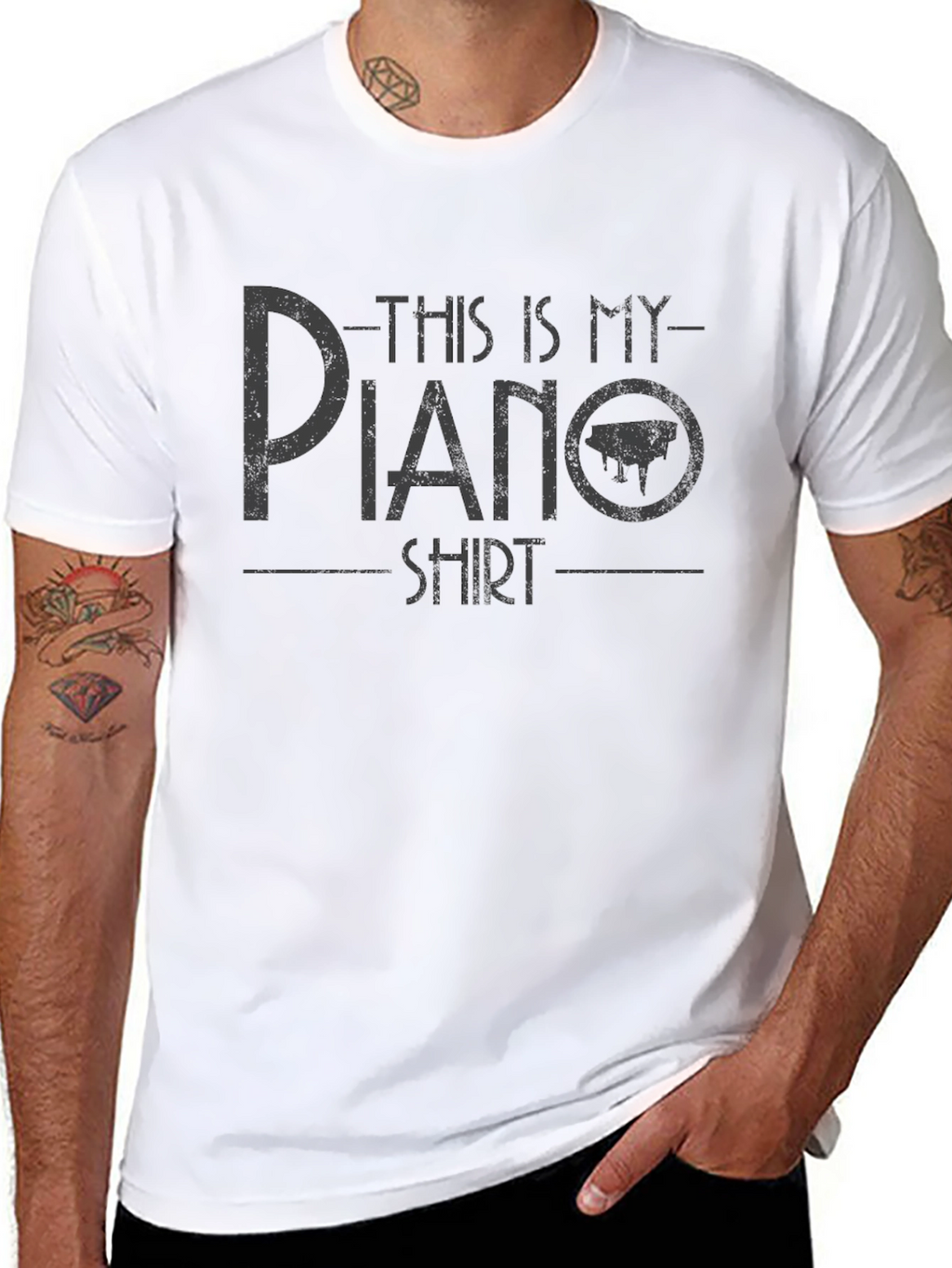 This is My Piano Shirt - Funny Musician Tee