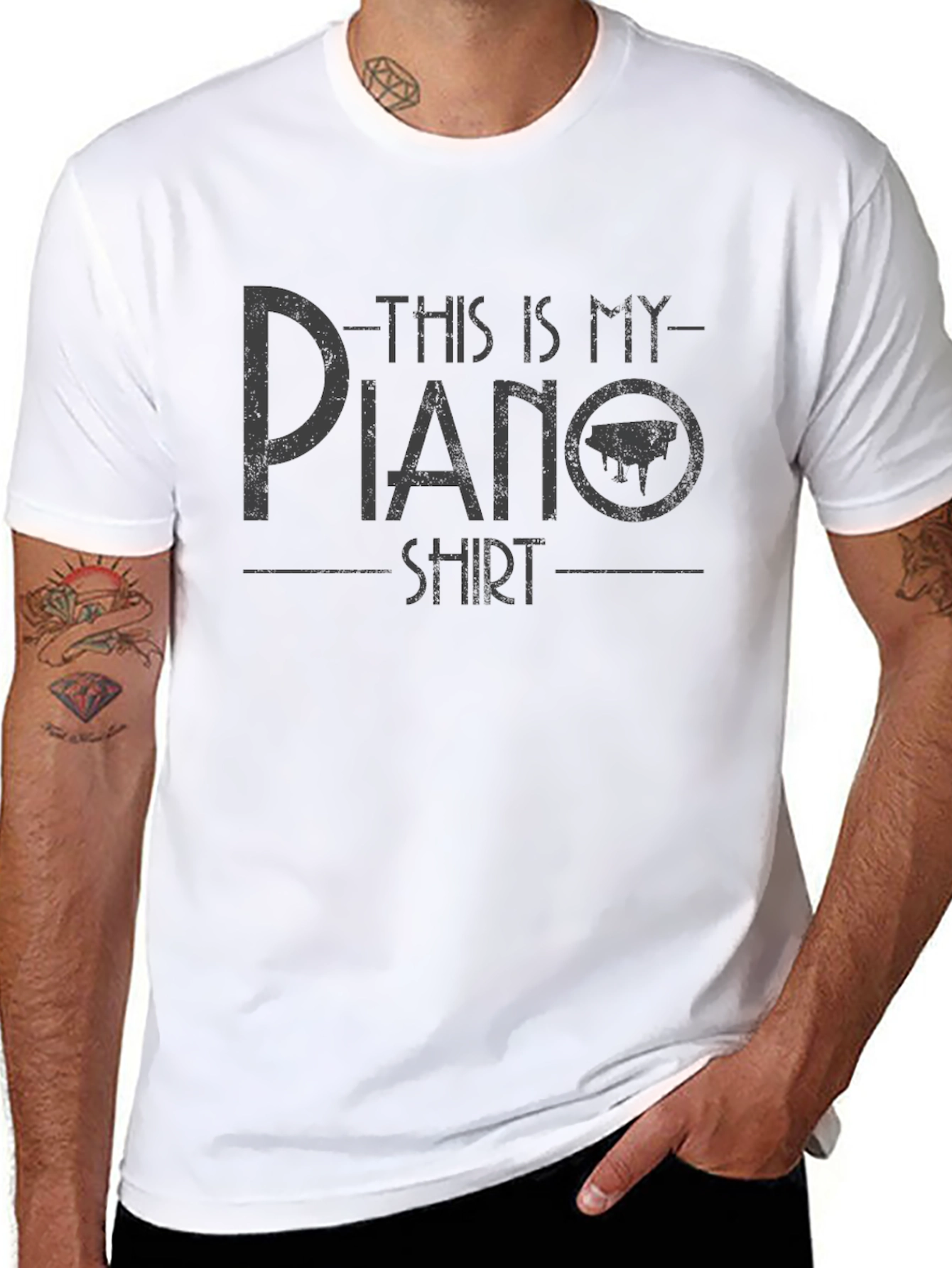 This is My Piano Shirt - Funny Musician Tee