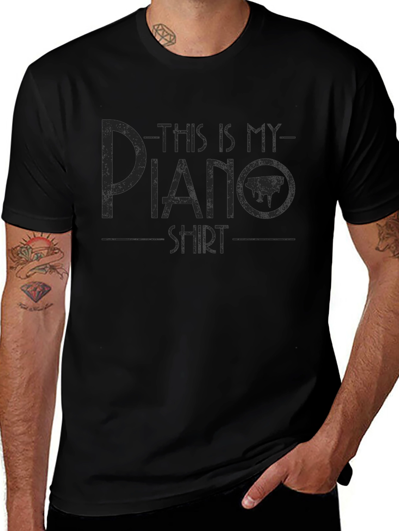 This is My Piano Shirt - Funny Musician Tee