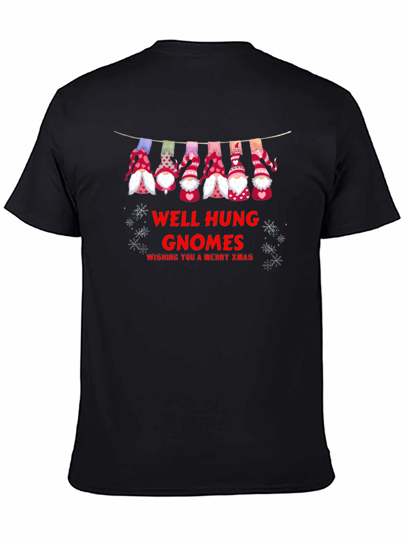 Well Hung Gnomes Merry Xmas Holiday T-Shirt