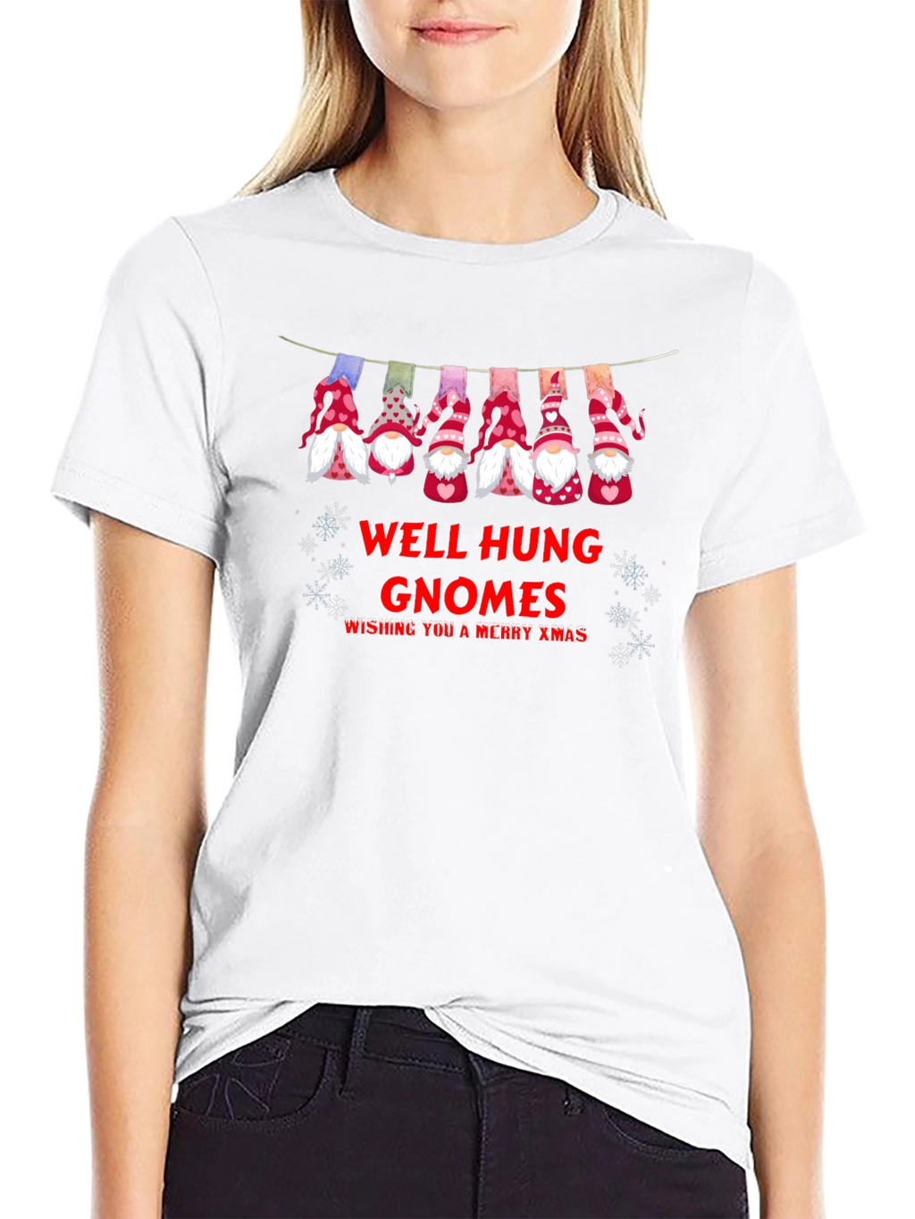 Well Hung Gnomes Merry Xmas Holiday T-Shirt