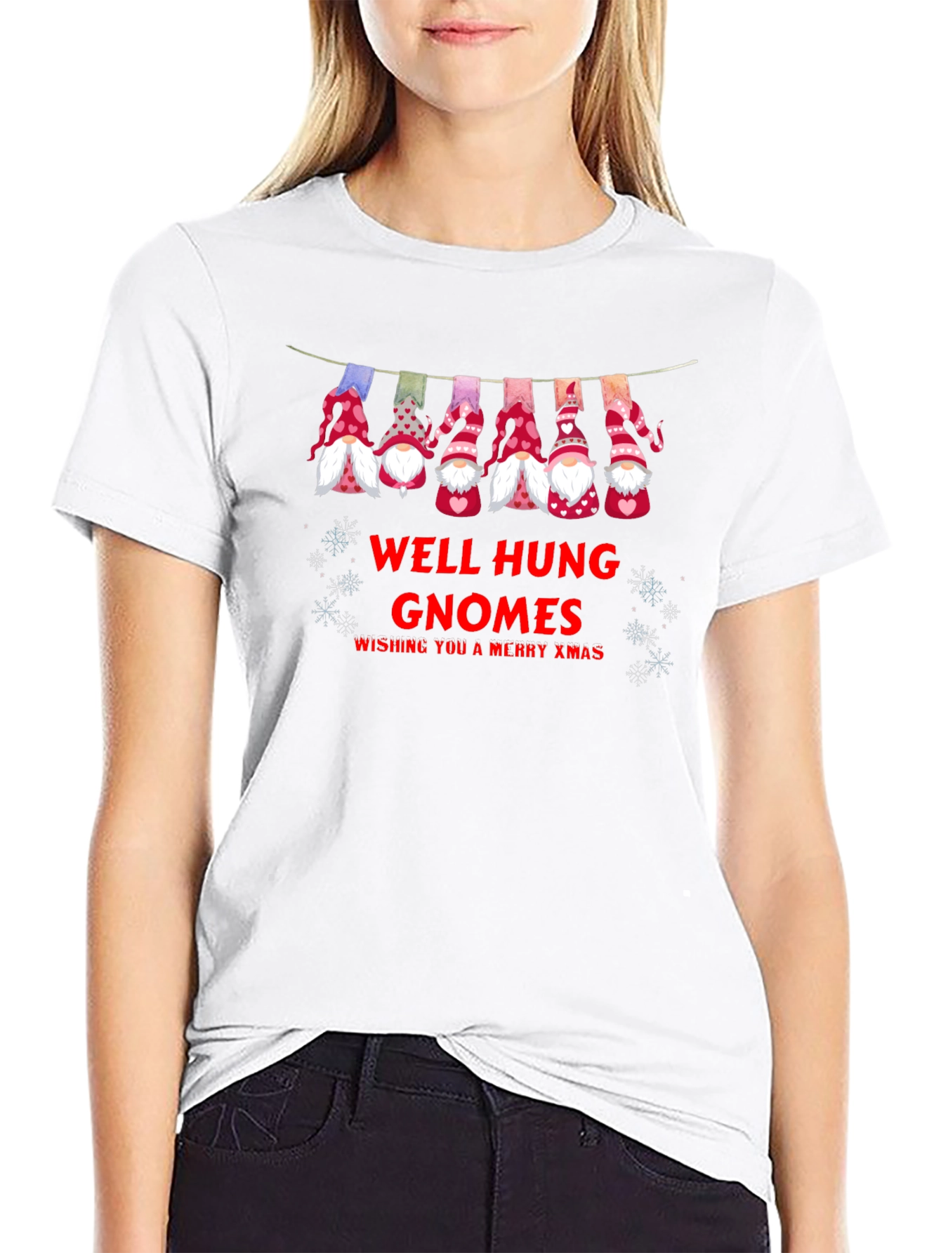 Well Hung Gnomes Merry Xmas Holiday T-Shirt