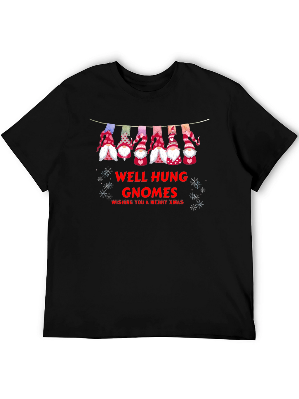 Well Hung Gnomes Merry Xmas Holiday T-Shirt