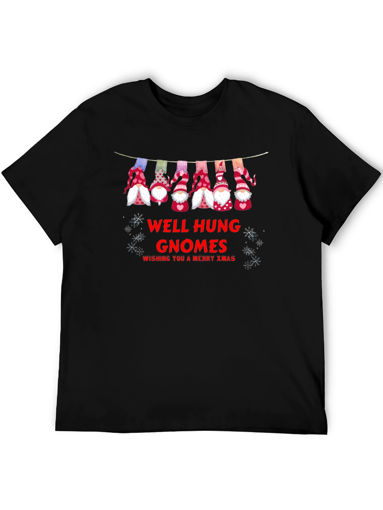 Well Hung Gnomes Merry Xmas Holiday T-Shirt