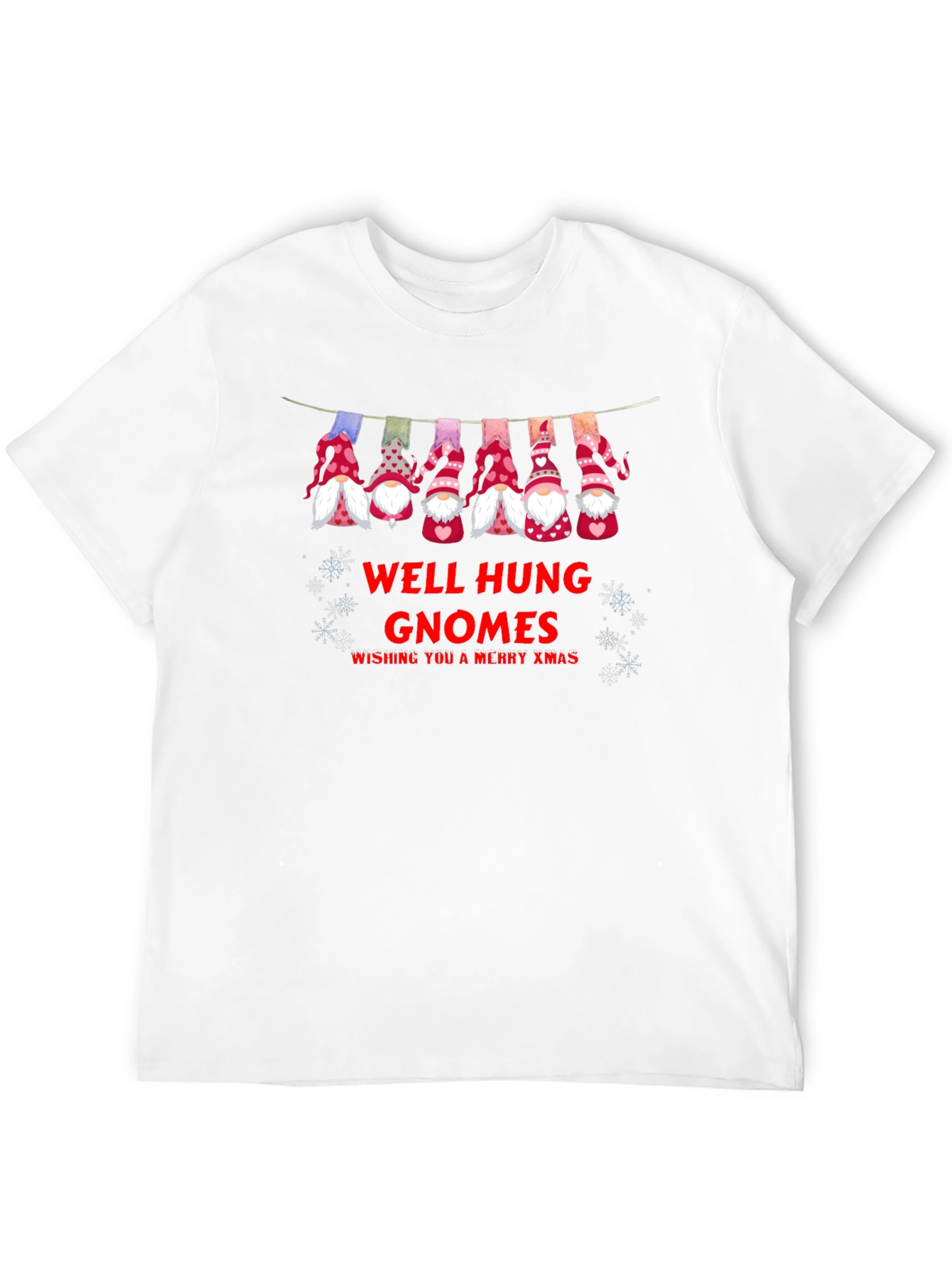 Well Hung Gnomes Merry Xmas Holiday T-Shirt