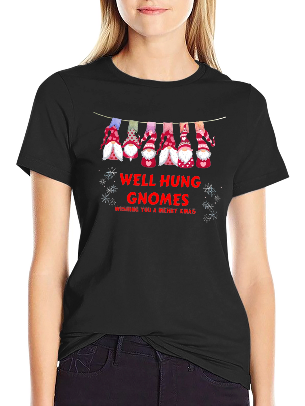 Well Hung Gnomes Merry Xmas Holiday T-Shirt