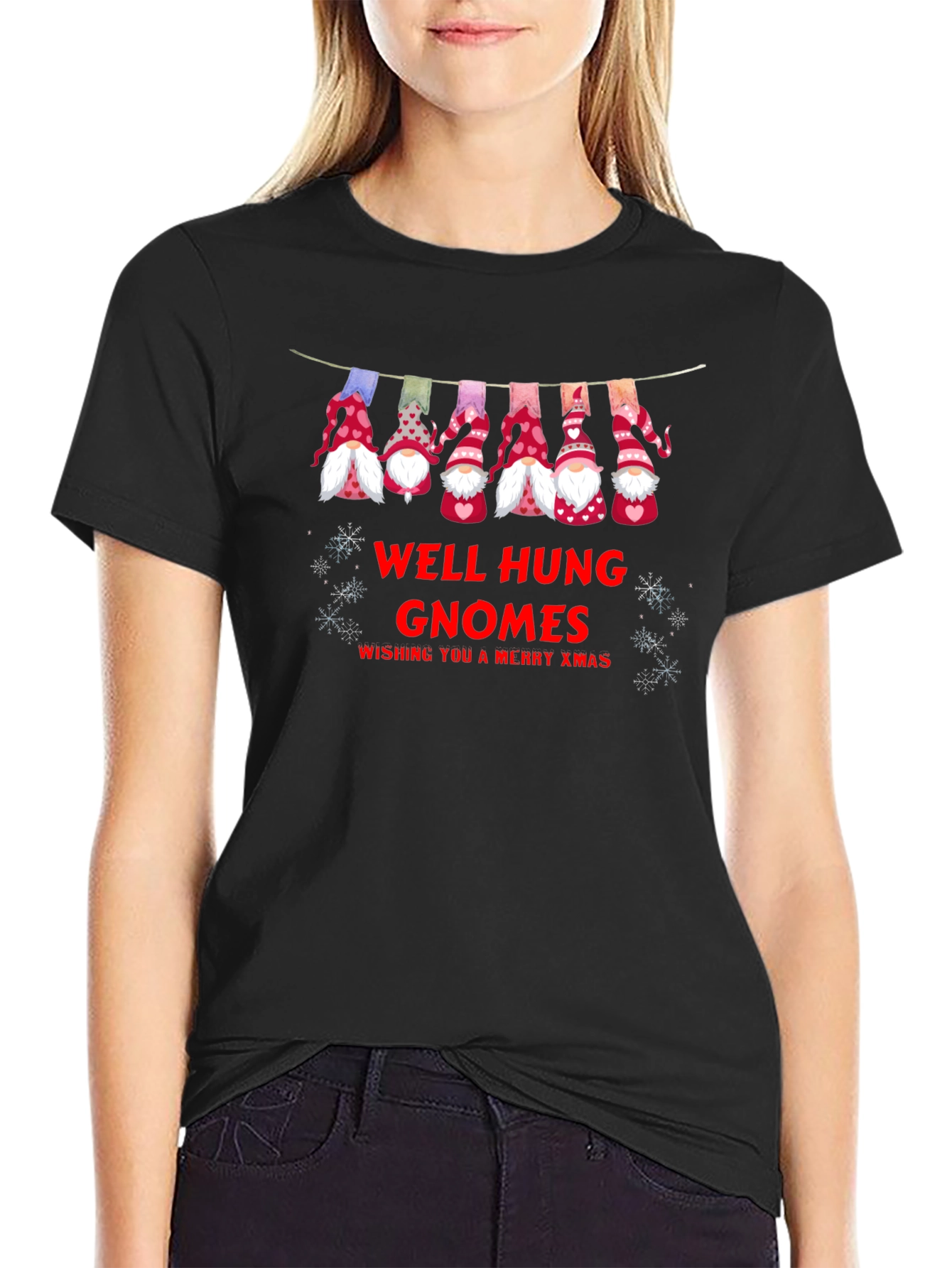 Well Hung Gnomes Merry Xmas Holiday T-Shirt