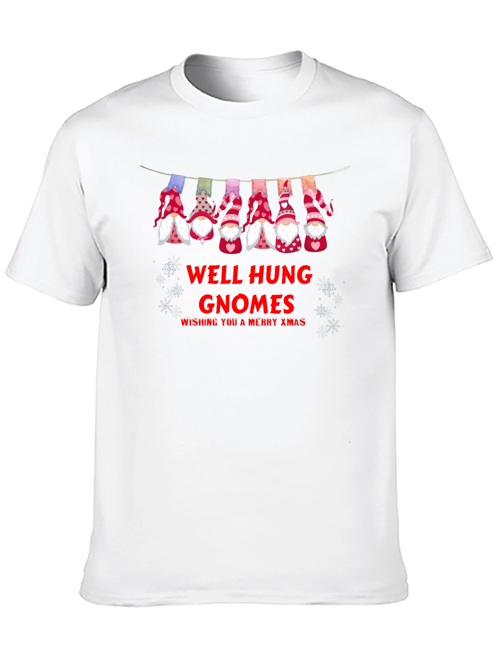 Well Hung Gnomes Merry Xmas Holiday T-Shirt