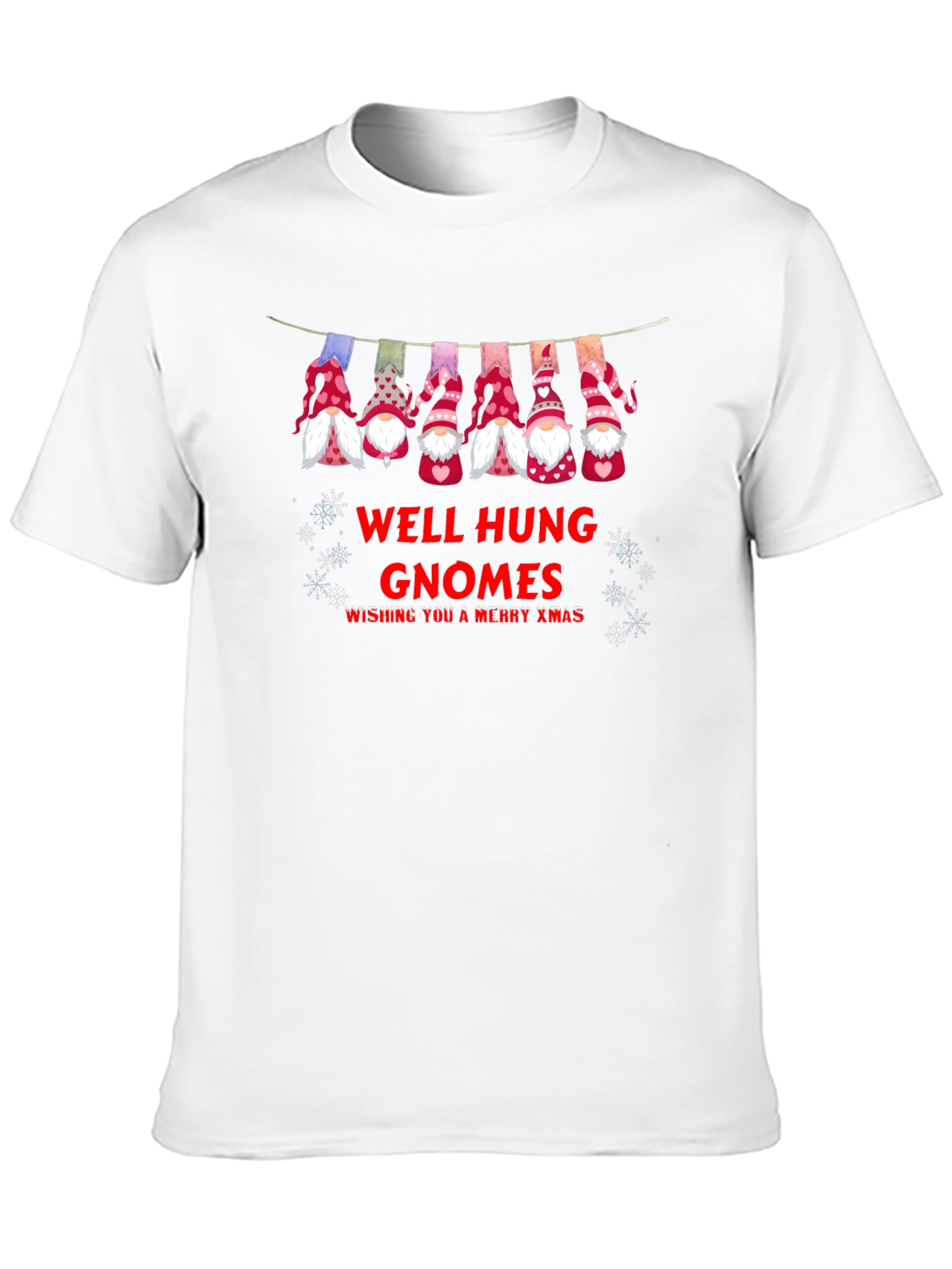 Well Hung Gnomes Merry Xmas Holiday T-Shirt